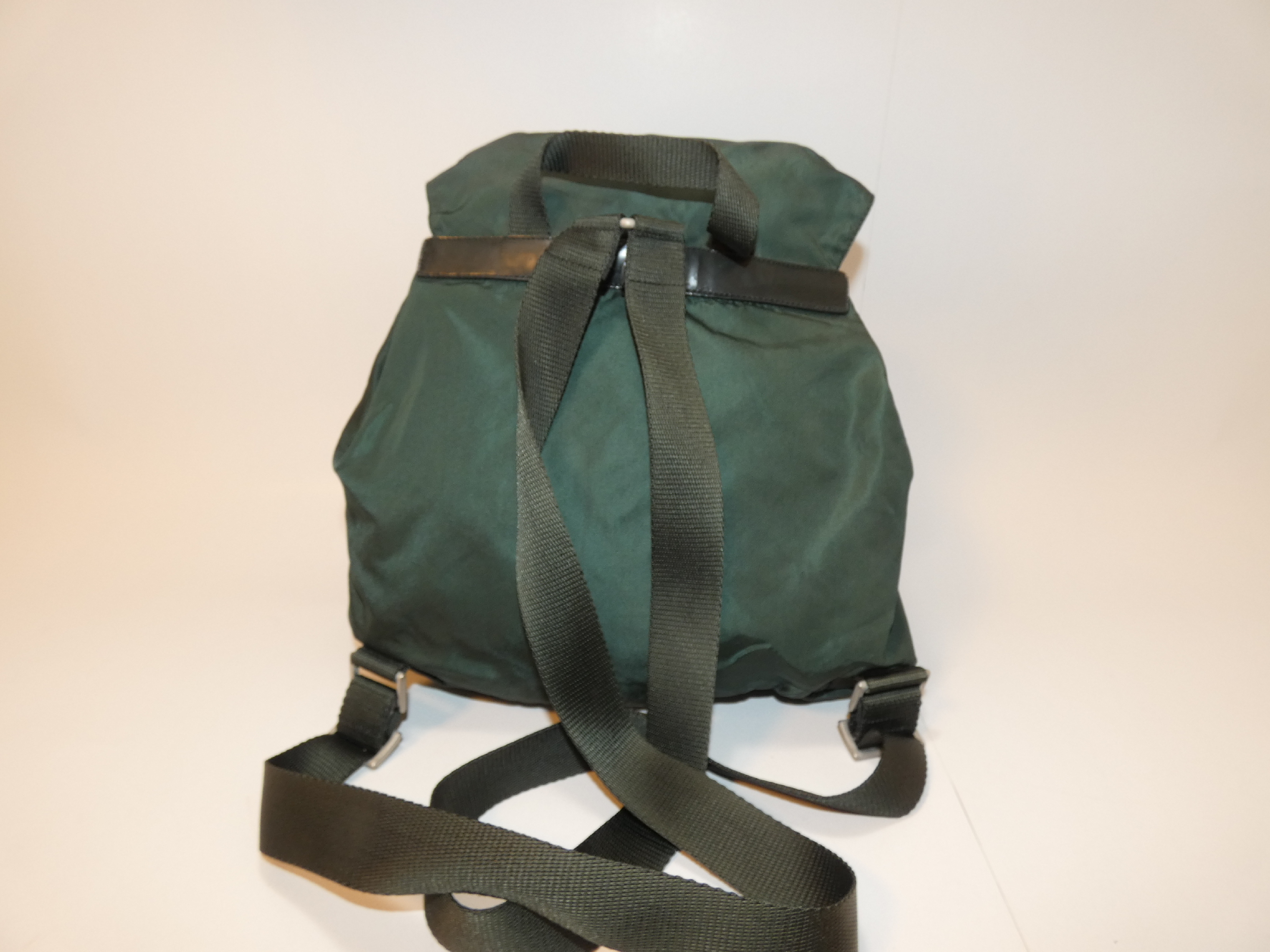 Front Belt Triangle Plate Nylon Backpack — view 2