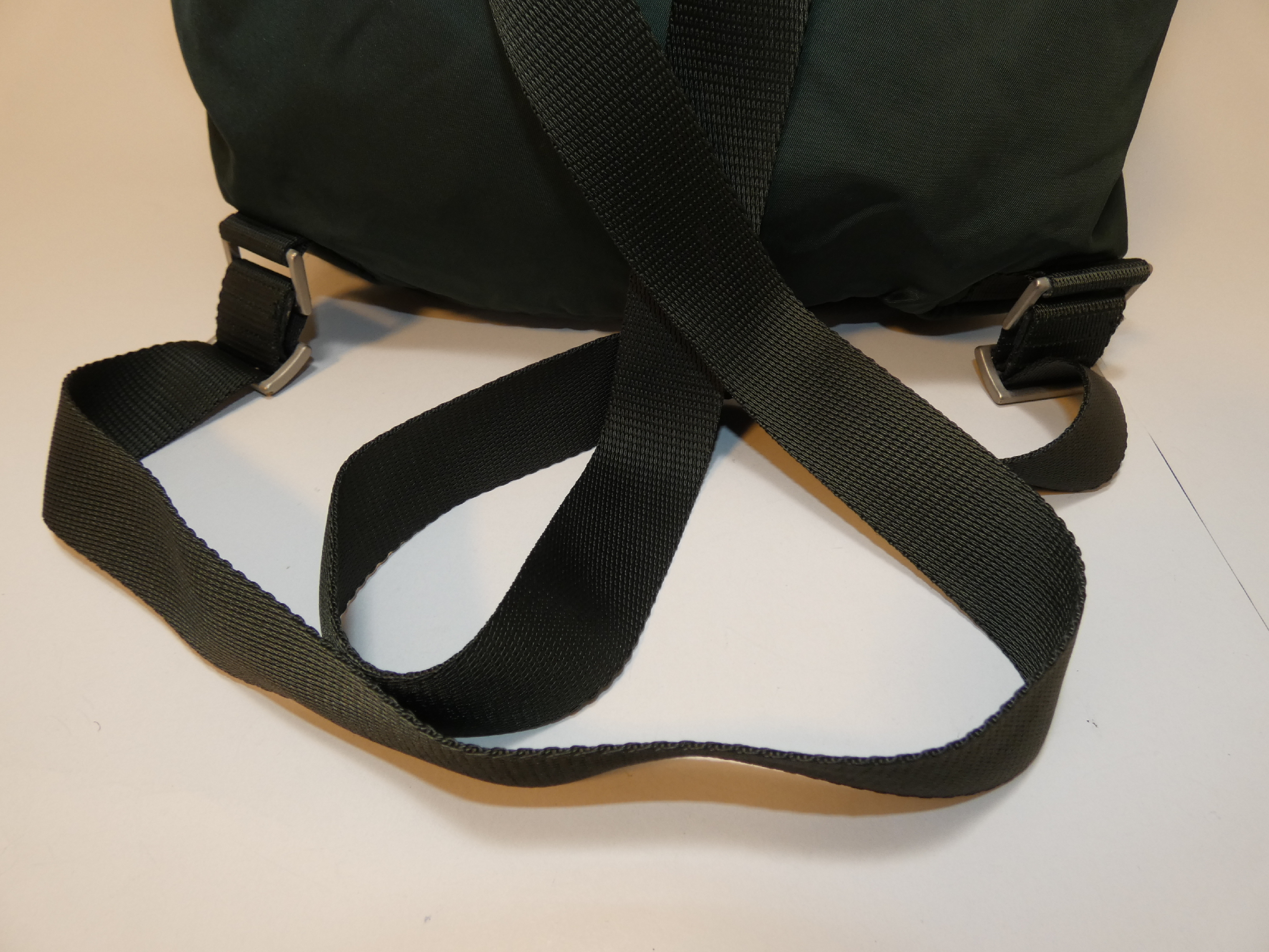 Front Belt Triangle Plate Nylon Backpack — view 4