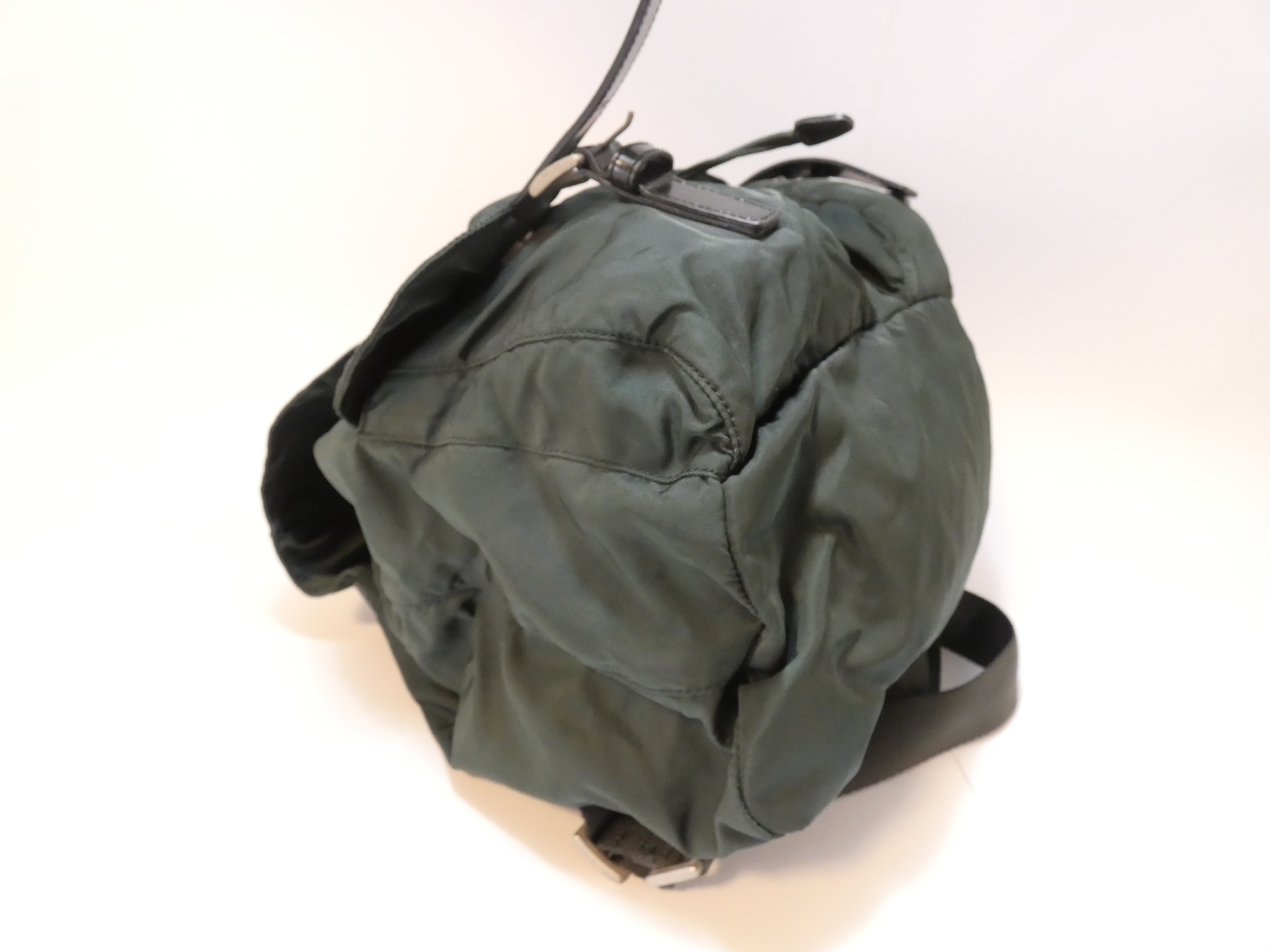 Front Belt Triangle Plate Nylon Backpack — view 6
