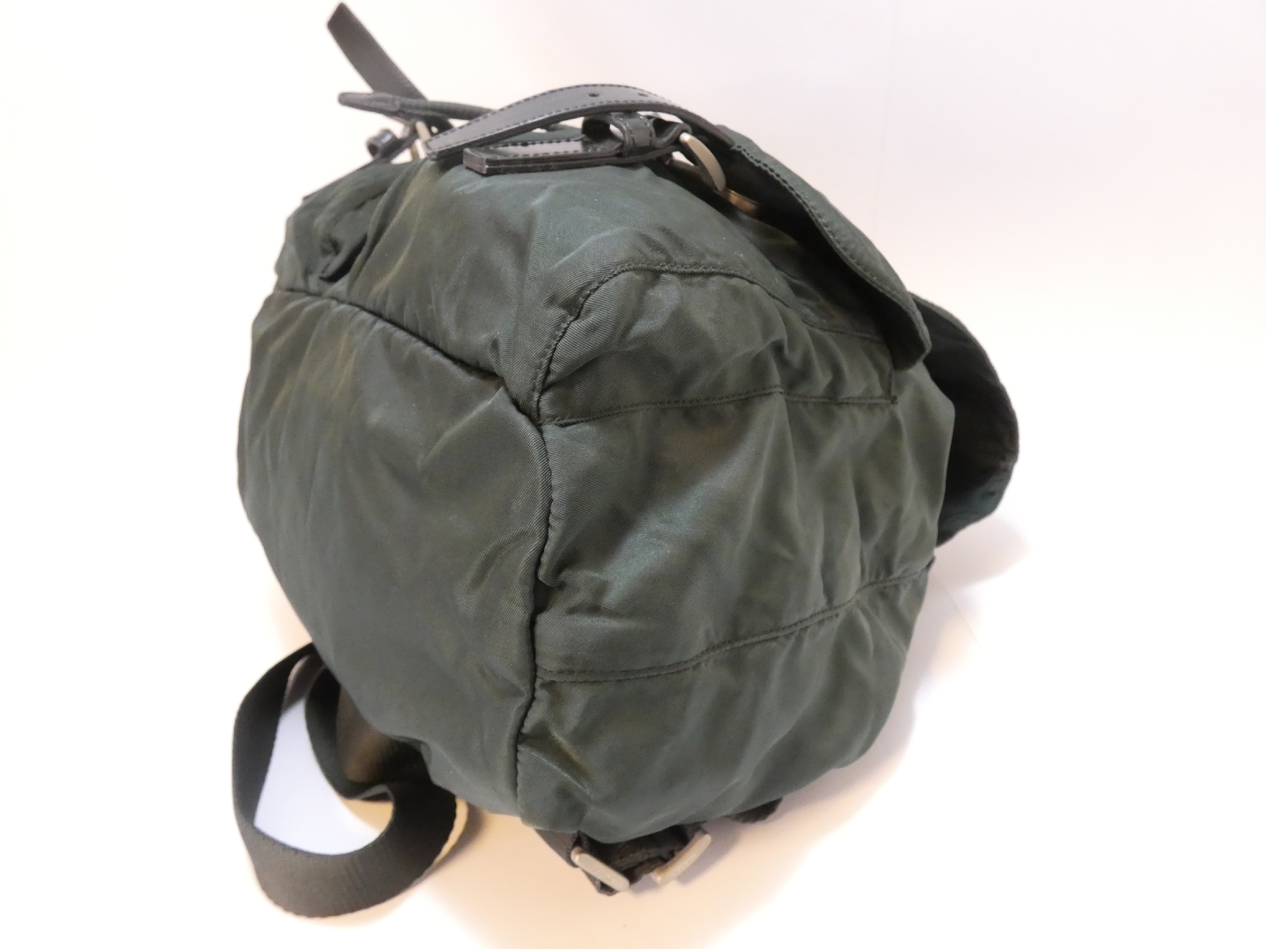 Front Belt Triangle Plate Nylon Backpack — view 7
