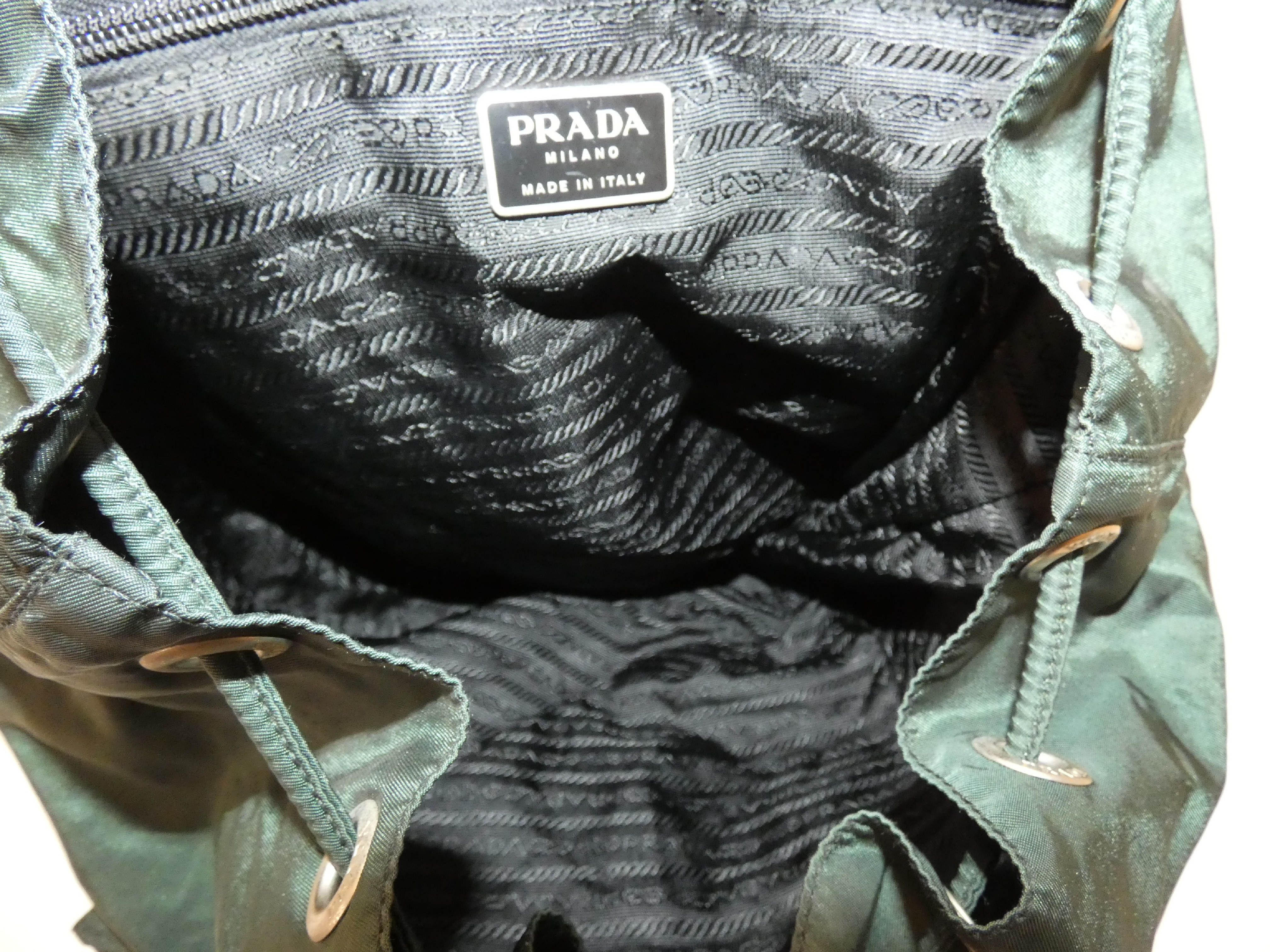 Front Belt Triangle Plate Nylon Backpack — view 8