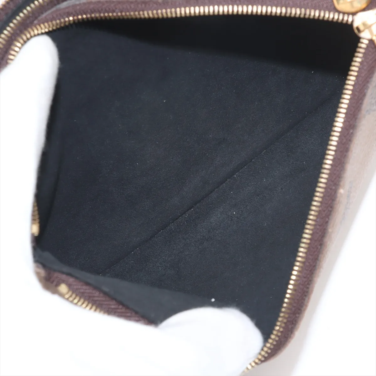 Giant Monogram Reverse Pochette Double Zip M69203 MI3290 Brown — view 6