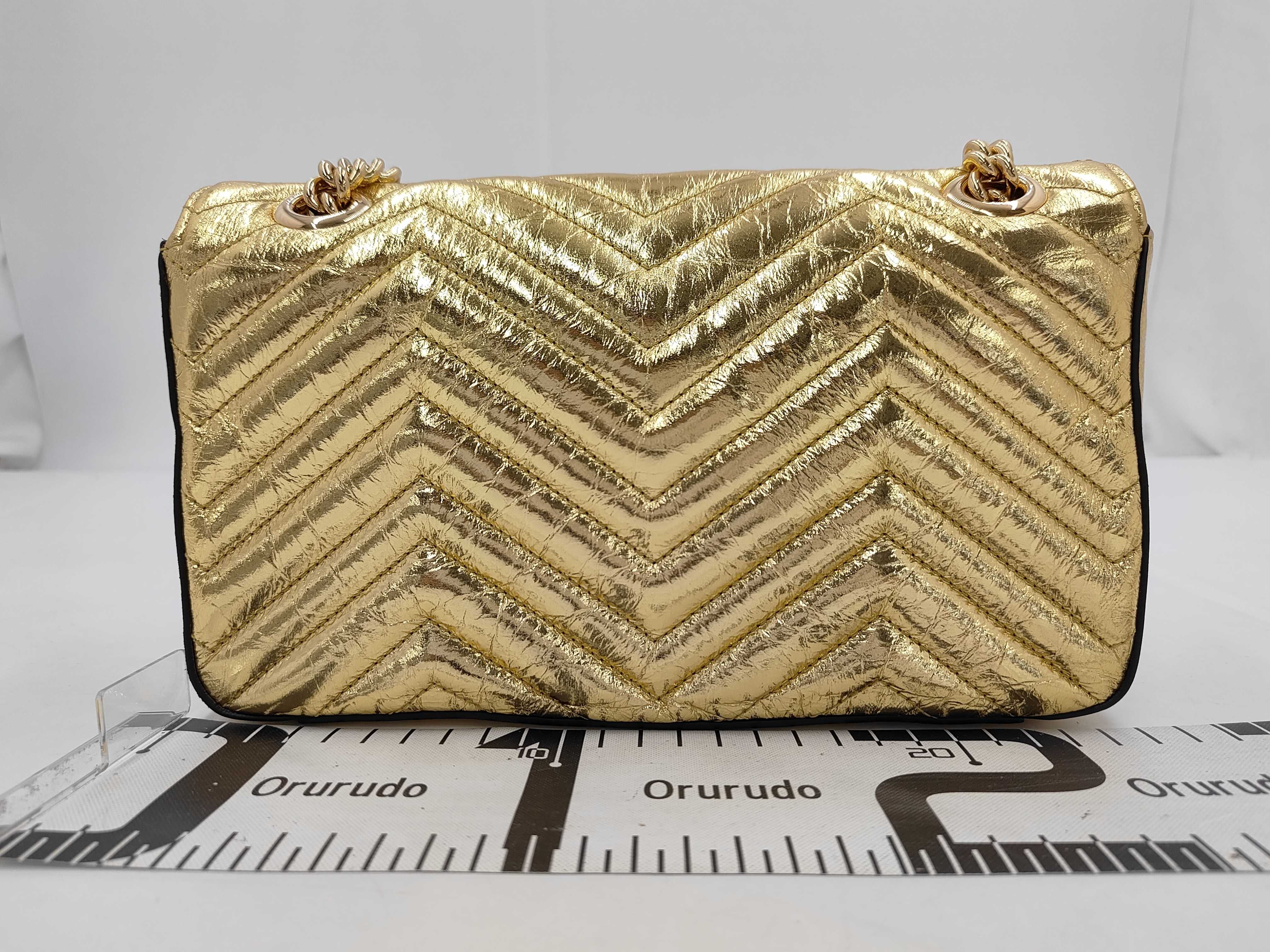 GG Marmont Chain Shoulder Bag, Gold, 443497 (Shoulder Bag) — view 2