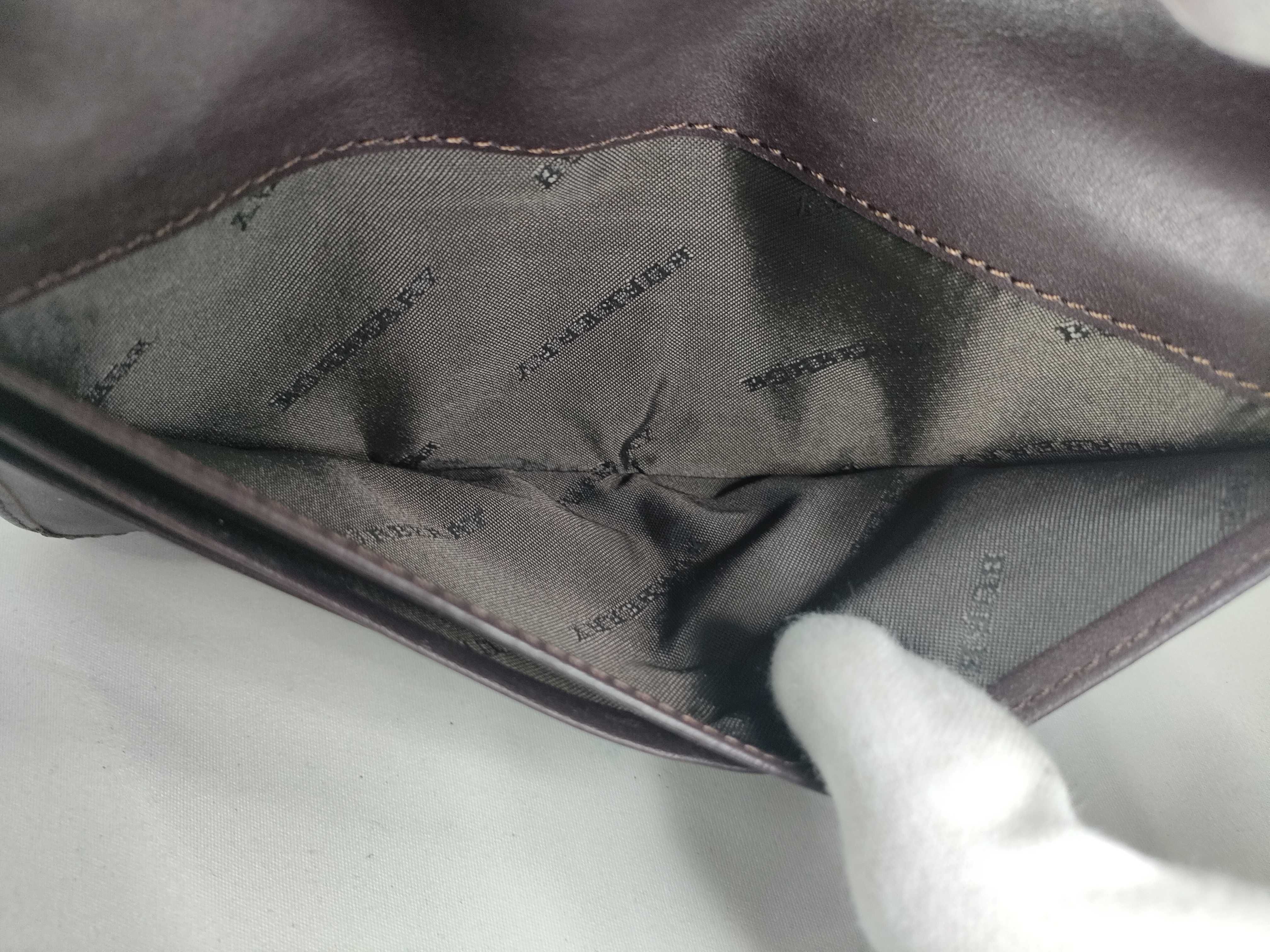 Check PVC Leather Long Wallet — view 13