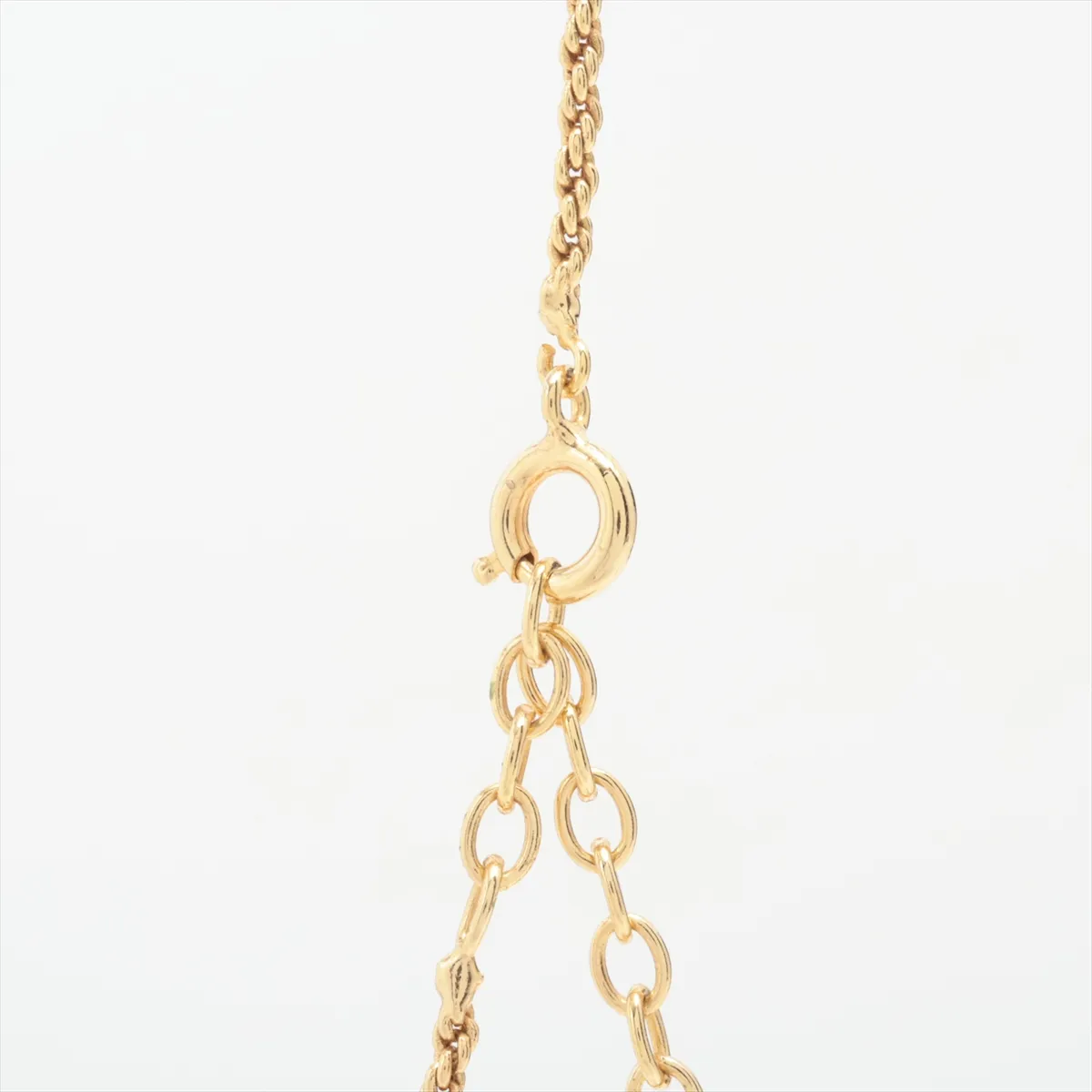 CD Logo Necklace GP Gold — view 4