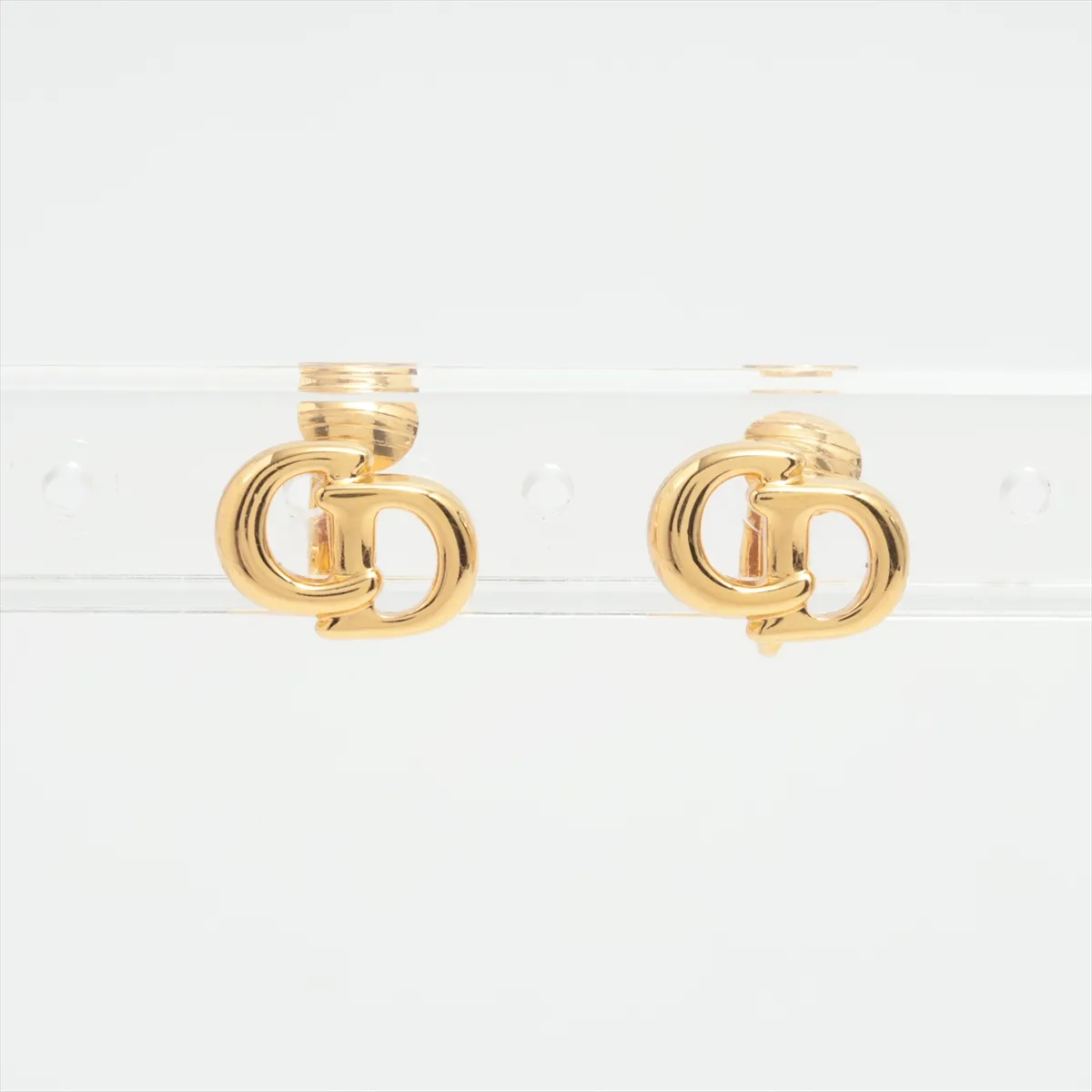 CD Logo Necklace GP Gold — view 7