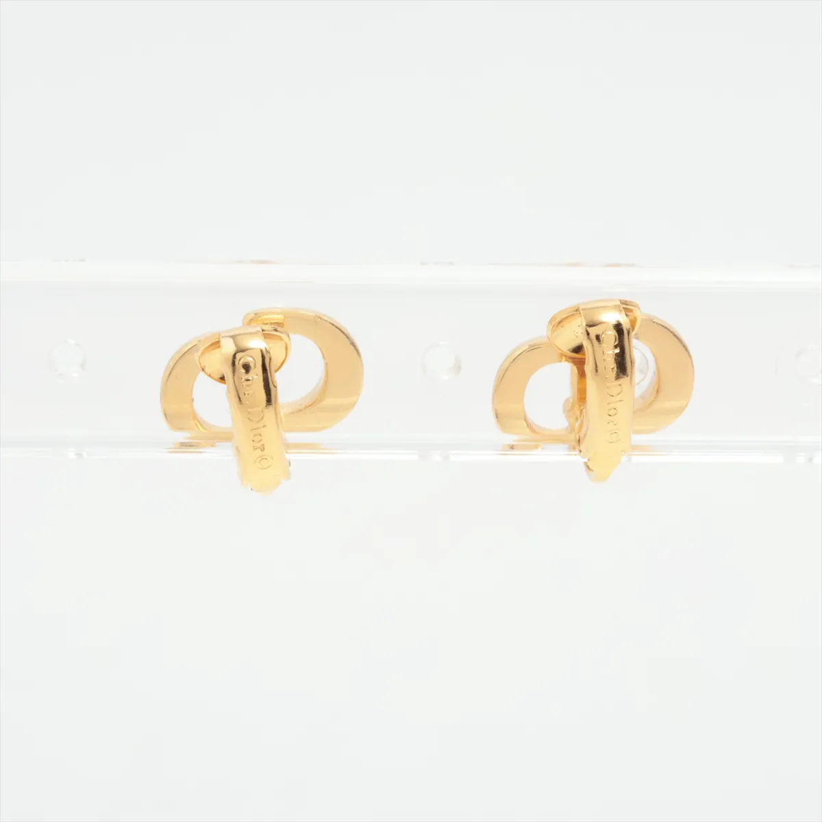 CD Logo Necklace GP Gold — view 8