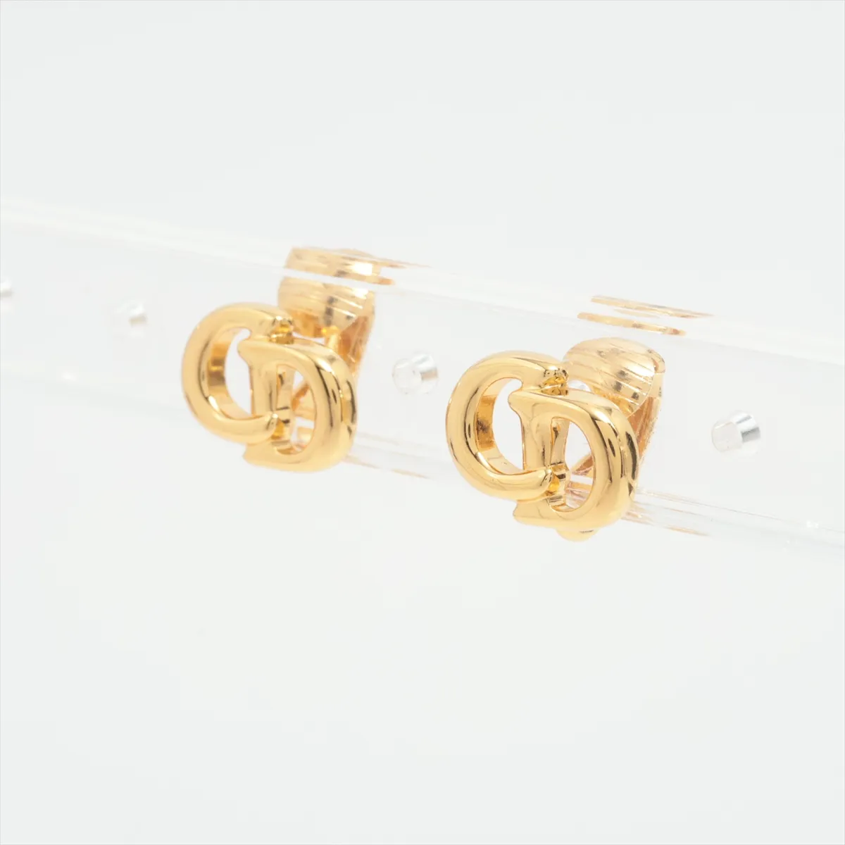 CD Logo Necklace GP Gold — view 9