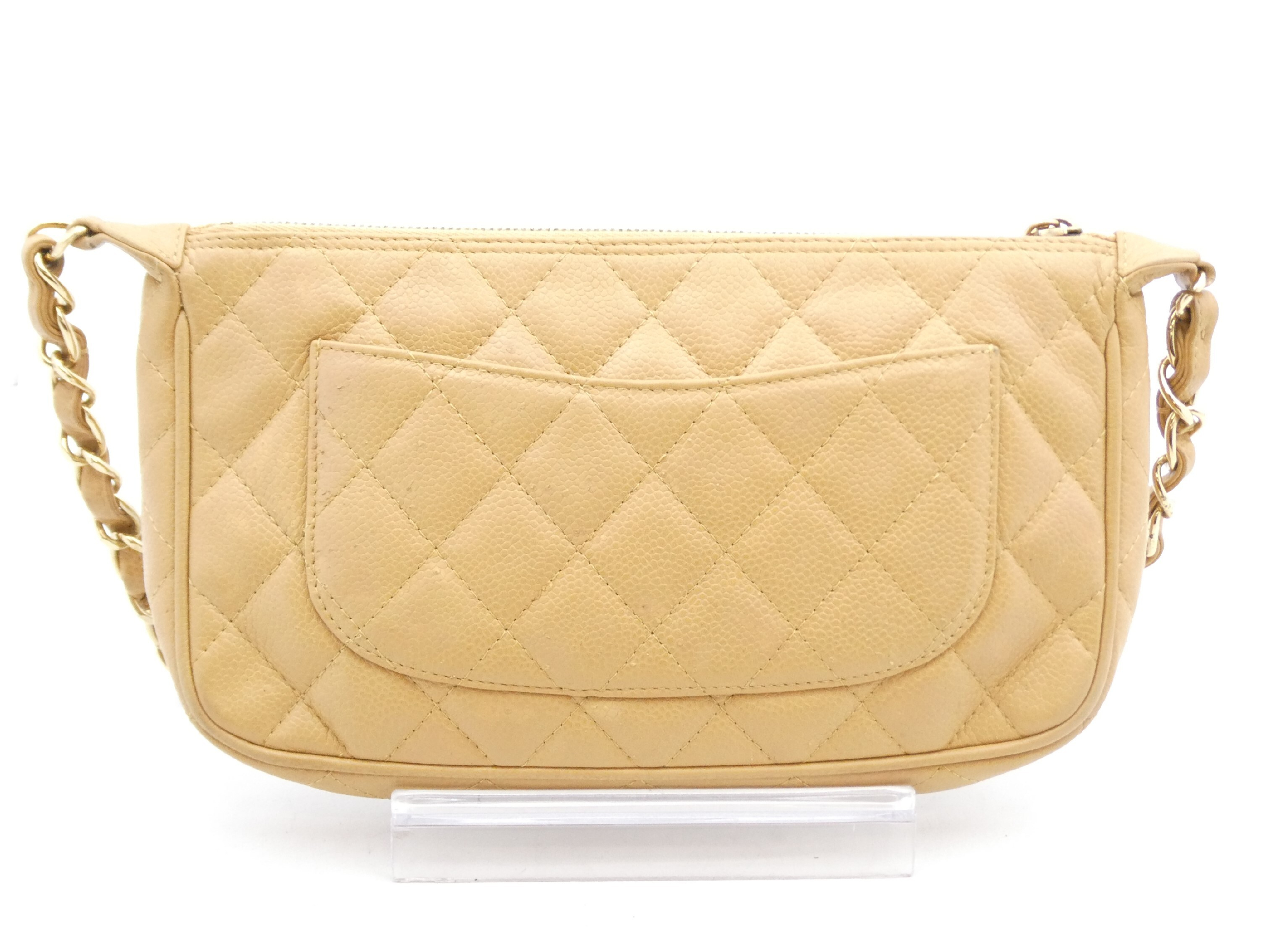 Matelasse Cocomark Caviar Skin Chain Shoulder Bag — view 2