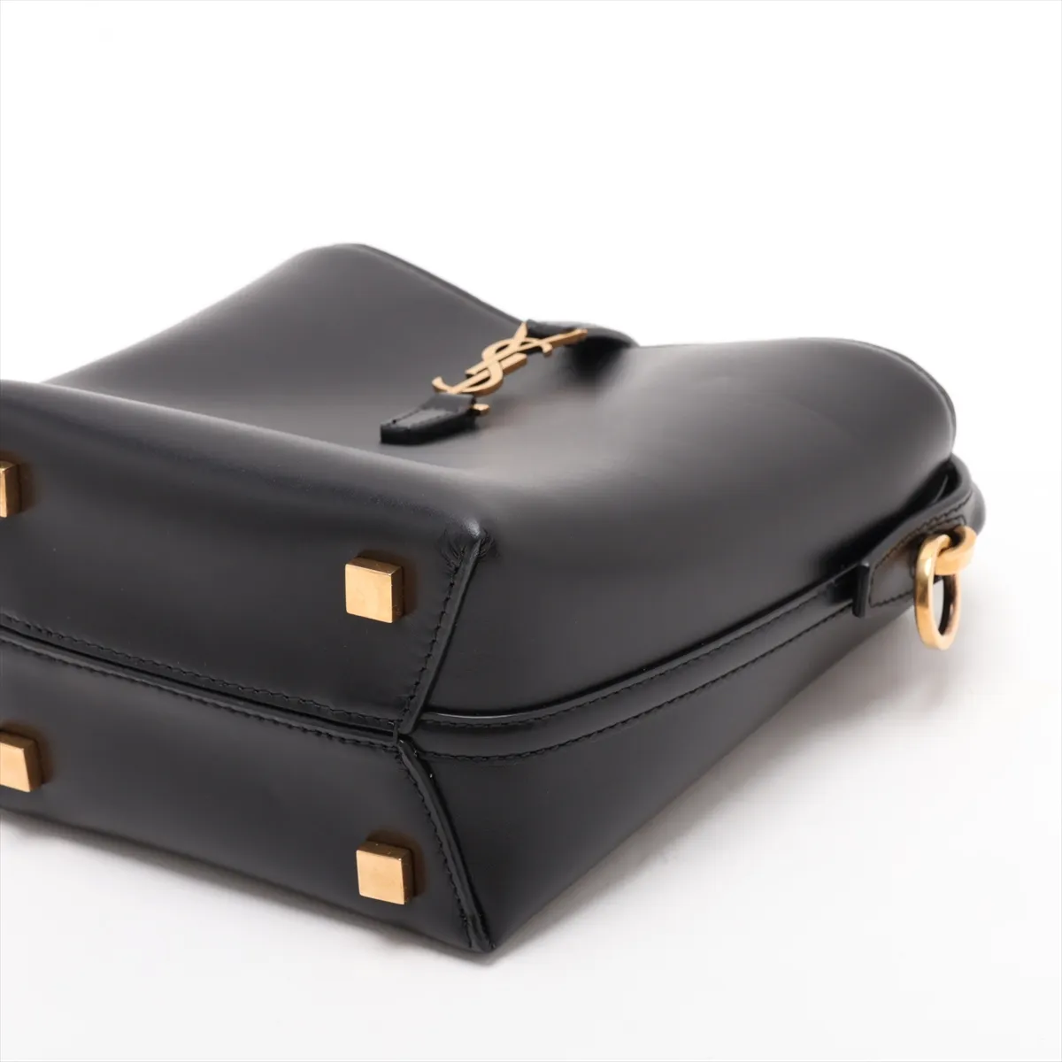 LE 37 mini 765870 Leather 2-Way Handbag, Black — view 3