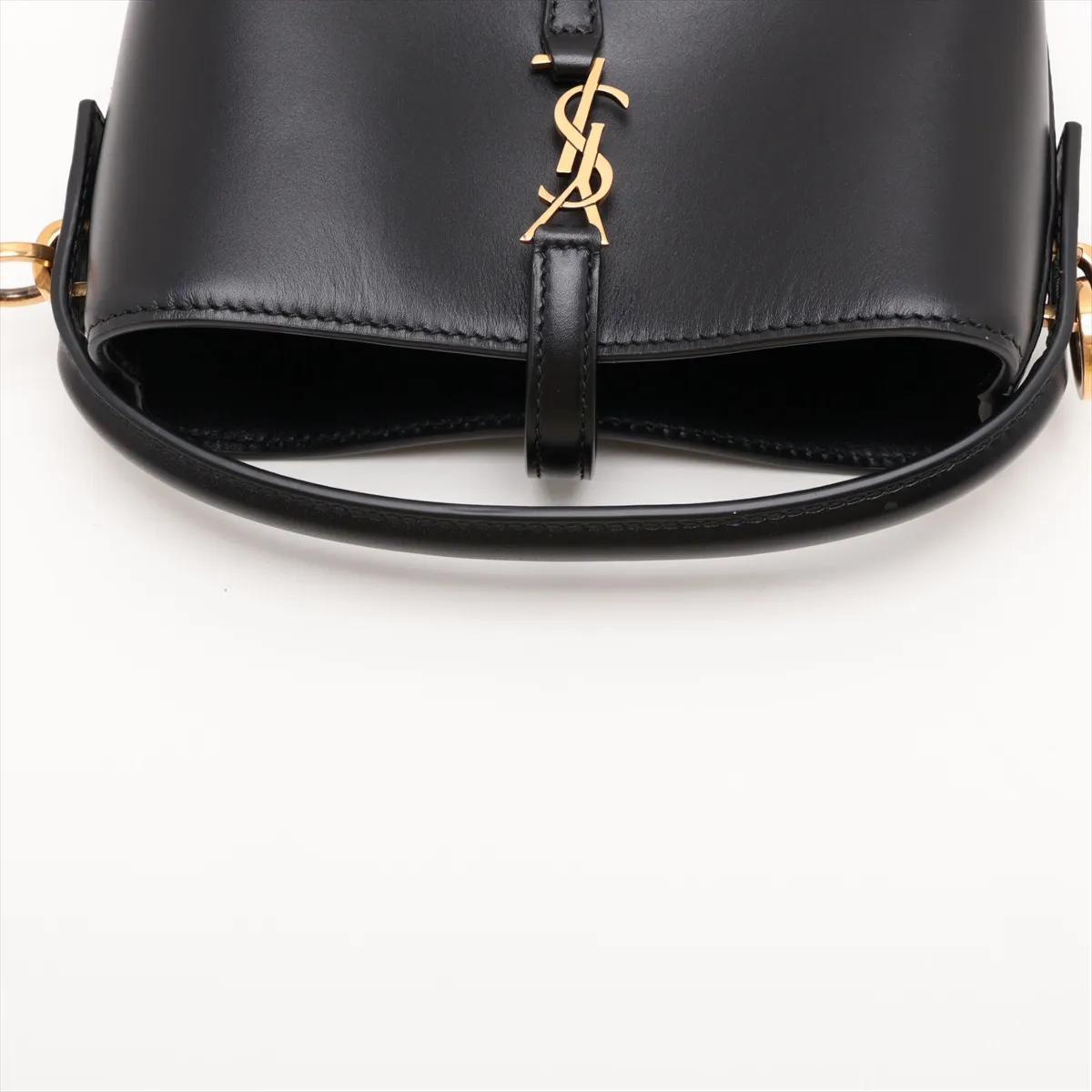 LE 37 mini 765870 Leather 2-Way Handbag, Black — view 5