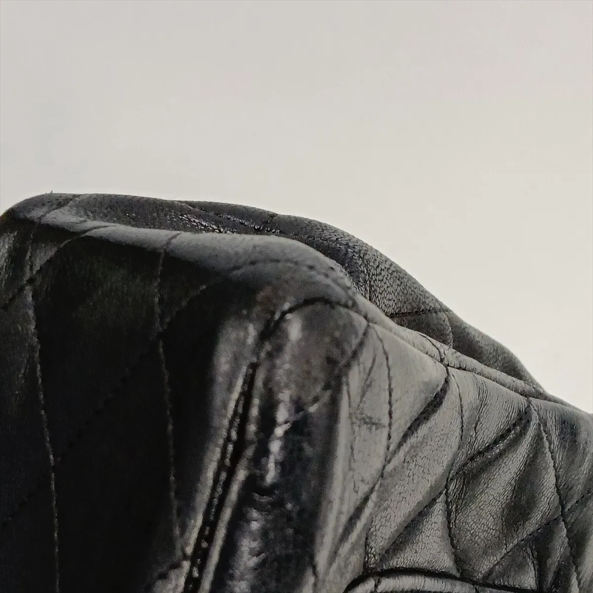 Matelassé Lambskin Double Flap Double Chain Bag, Black with Gold Hardware, Item No. 1246675 (Serial Number 1) — view 14