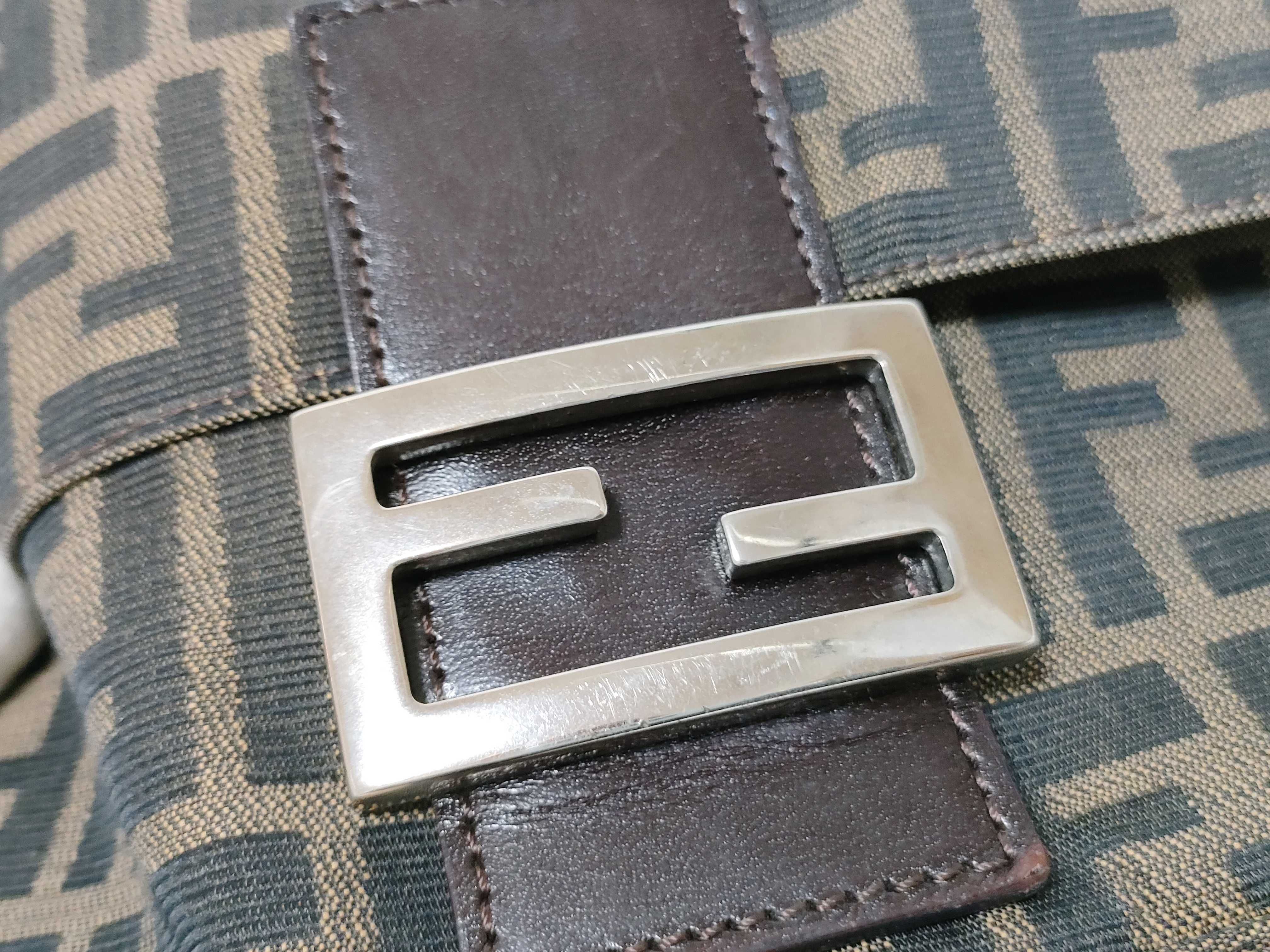 Zucca pattern Fendi Mamma Bucket Zucca Shoulder Bag — view 15