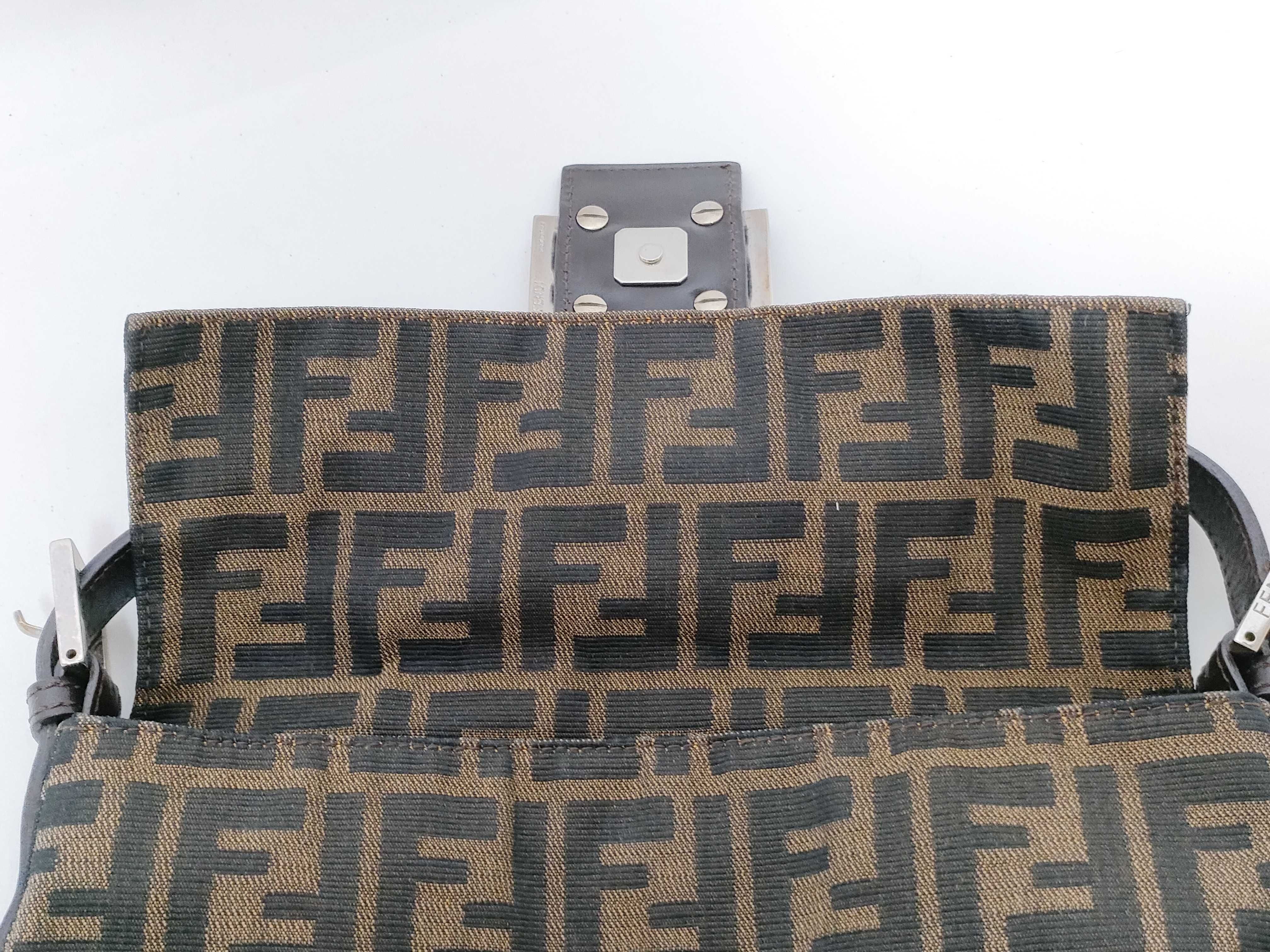 Zucca pattern Fendi Mamma Bucket Zucca Shoulder Bag — view 8