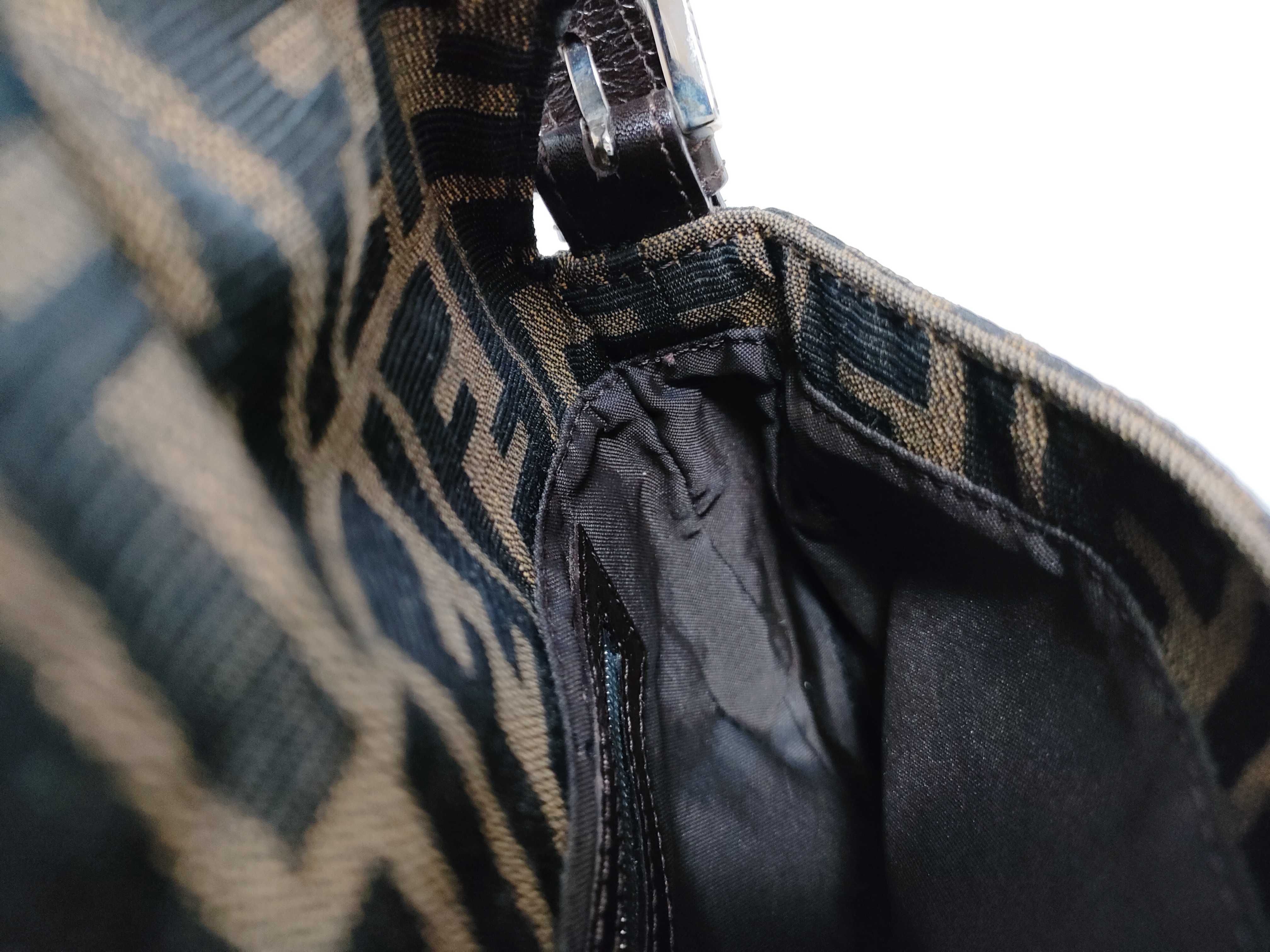 Zucca pattern Fendi Mamma Bucket Zucca Shoulder Bag — view 9