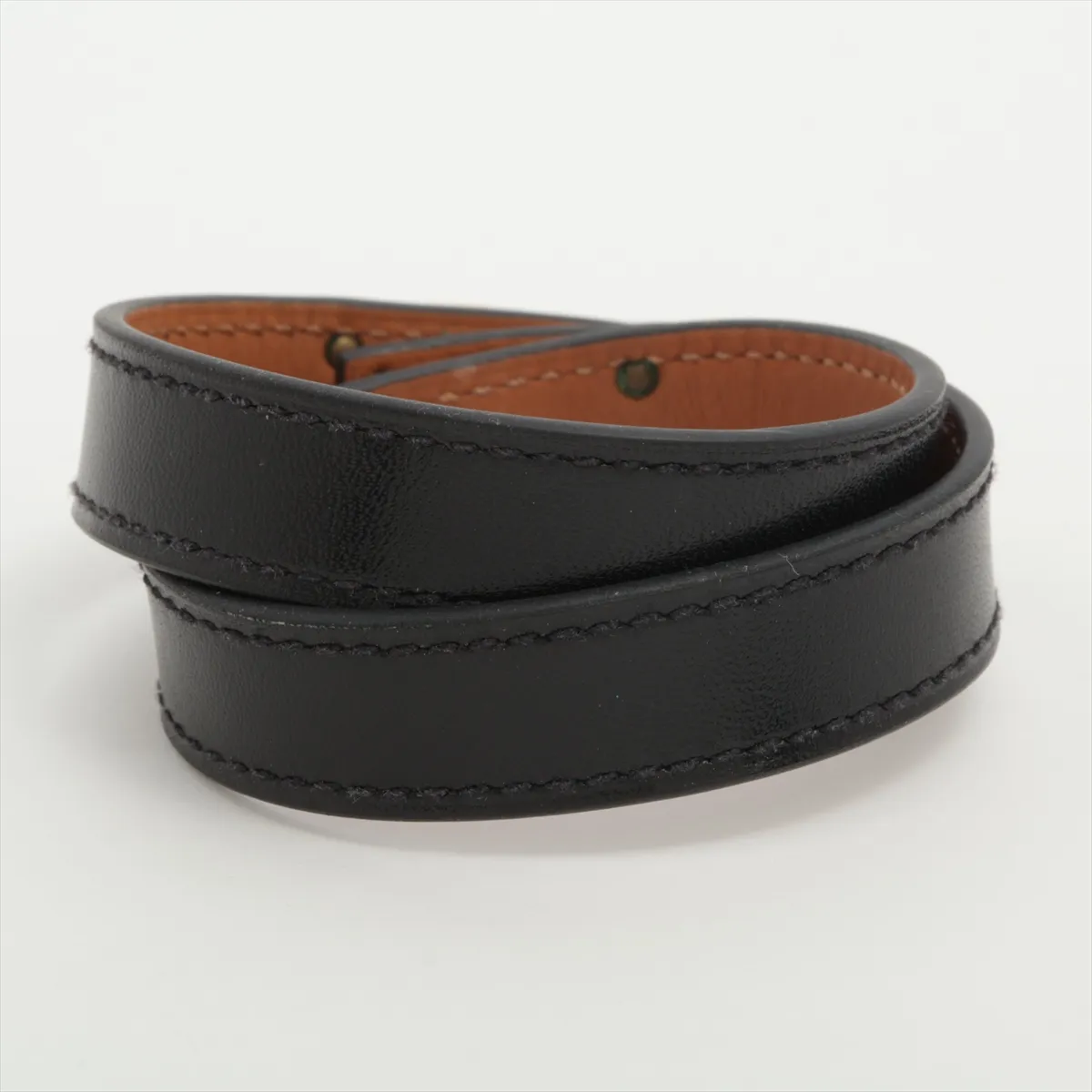 Kelly Double Tour A2017 Bracelet Leather x GP Black x Gold — view 2