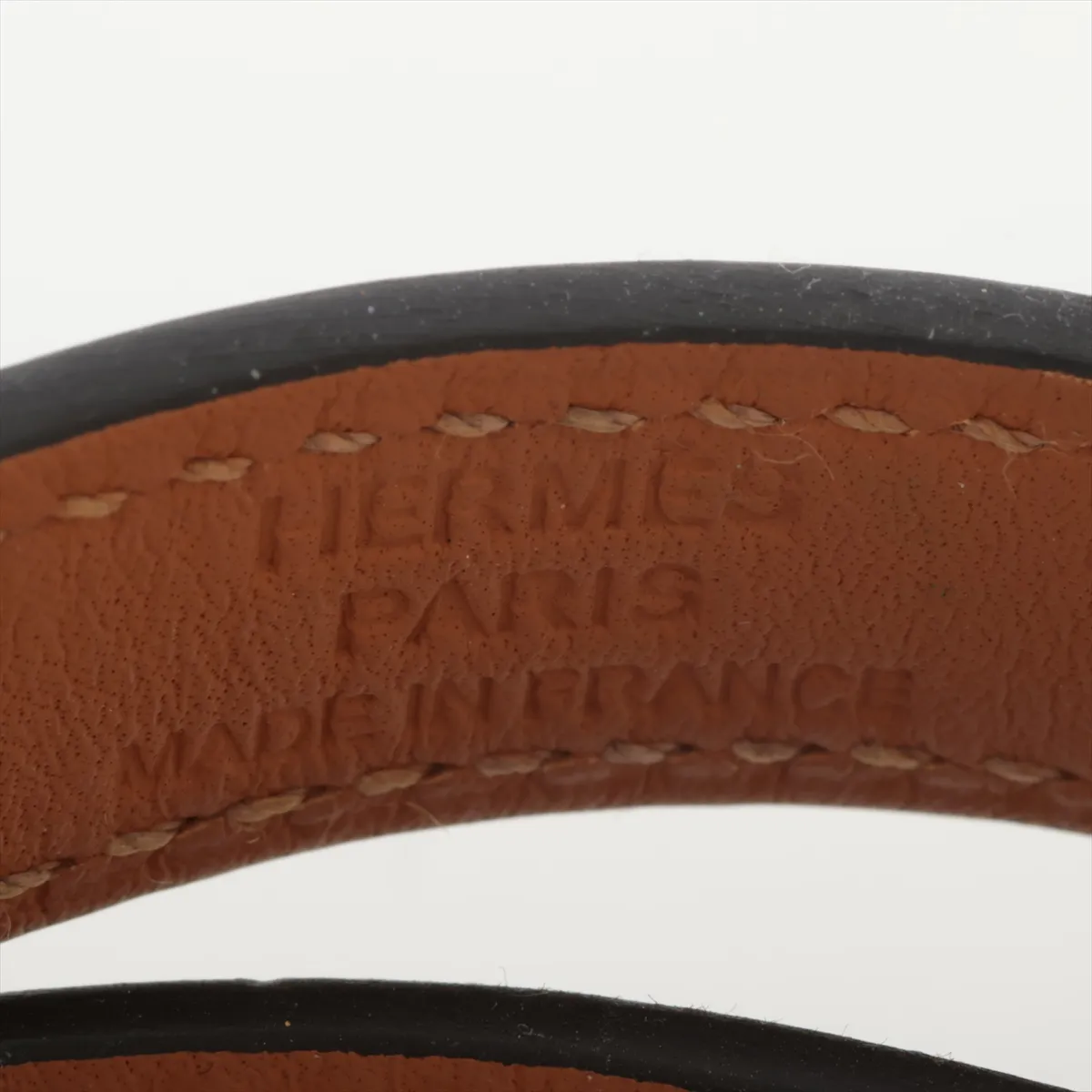 Kelly Double Tour A2017 Bracelet Leather x GP Black x Gold — view 6