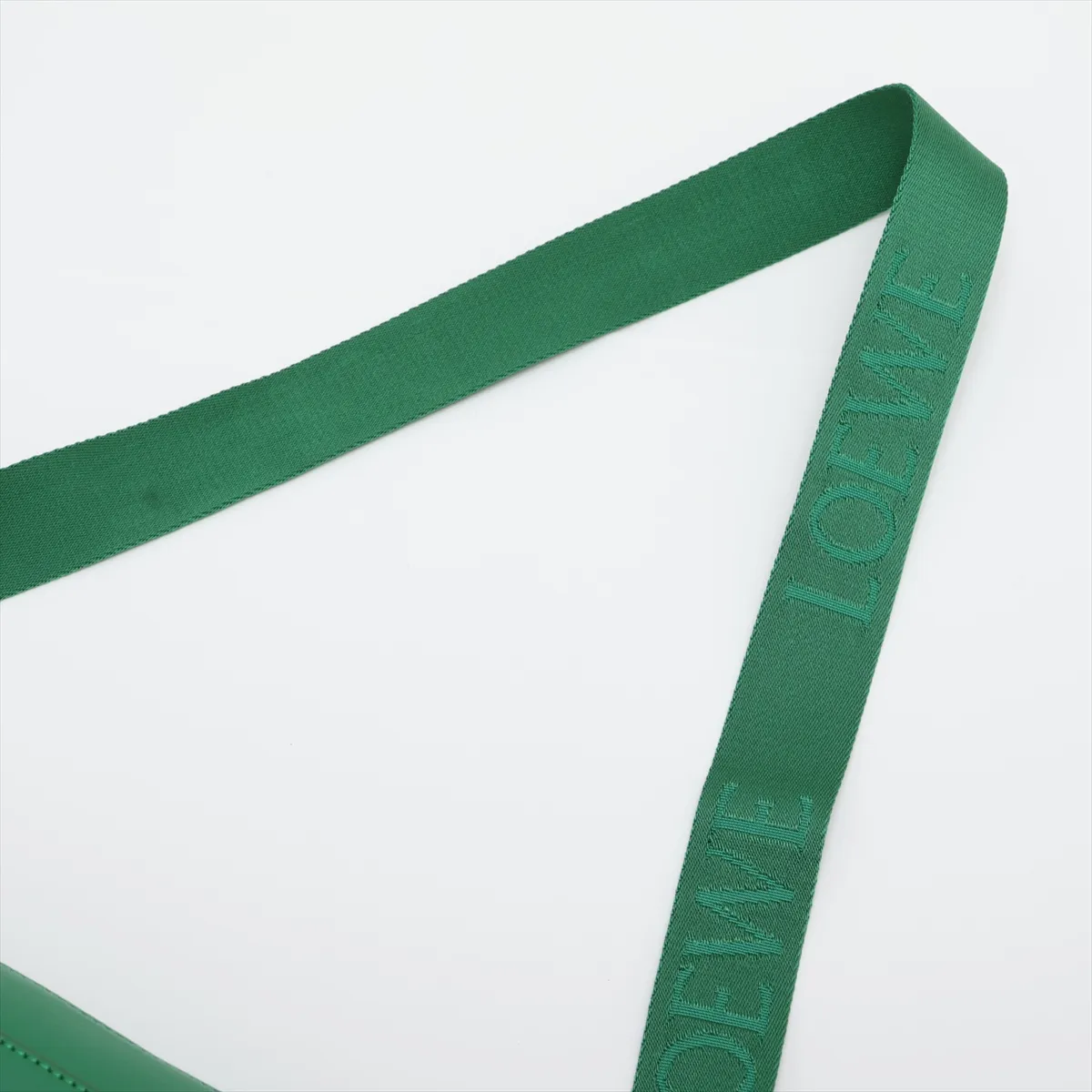 Convertible Sling Leather Waist Pouch, Green — view 5