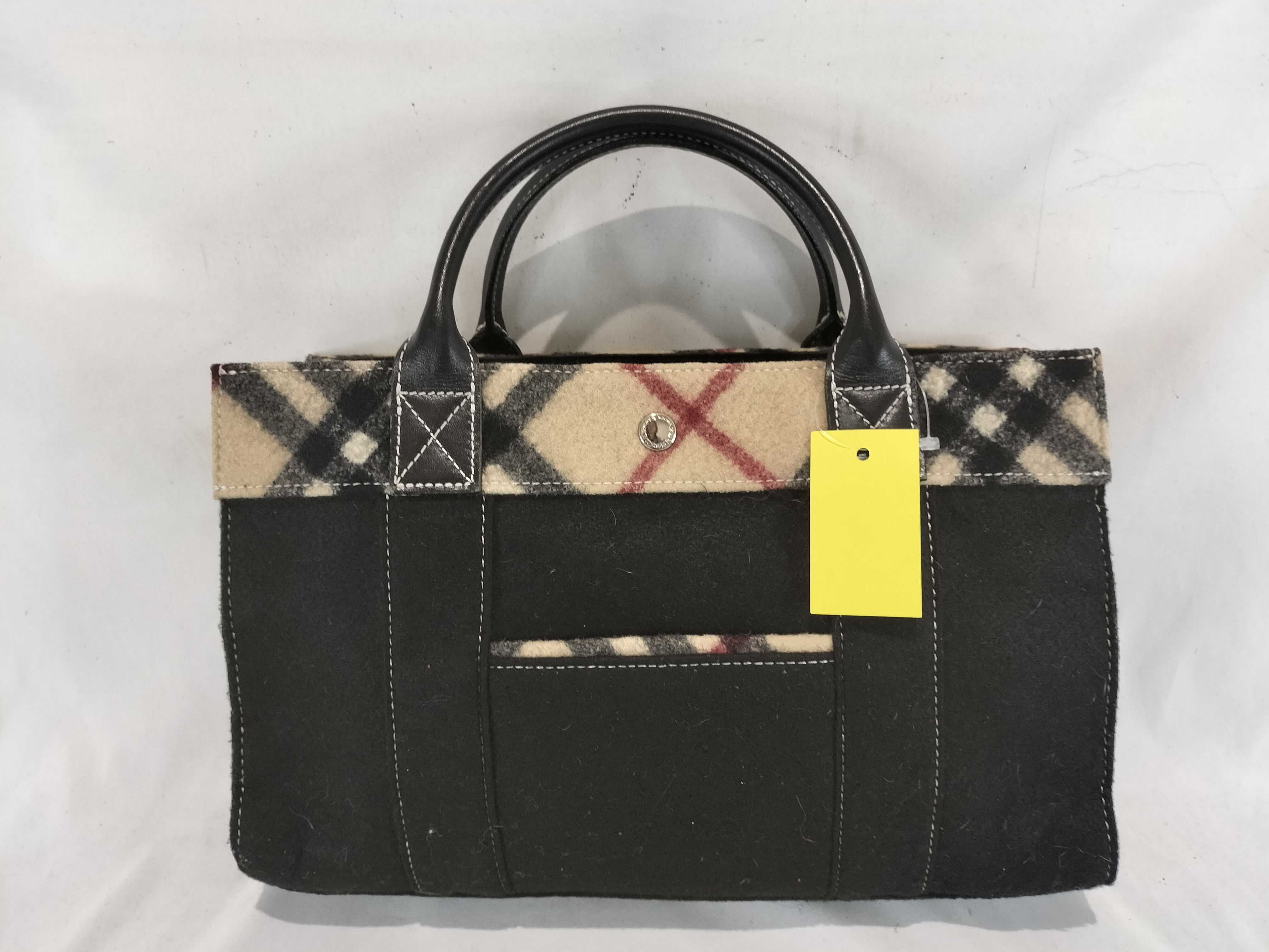 Blue Label Nova Check Wool Handbag