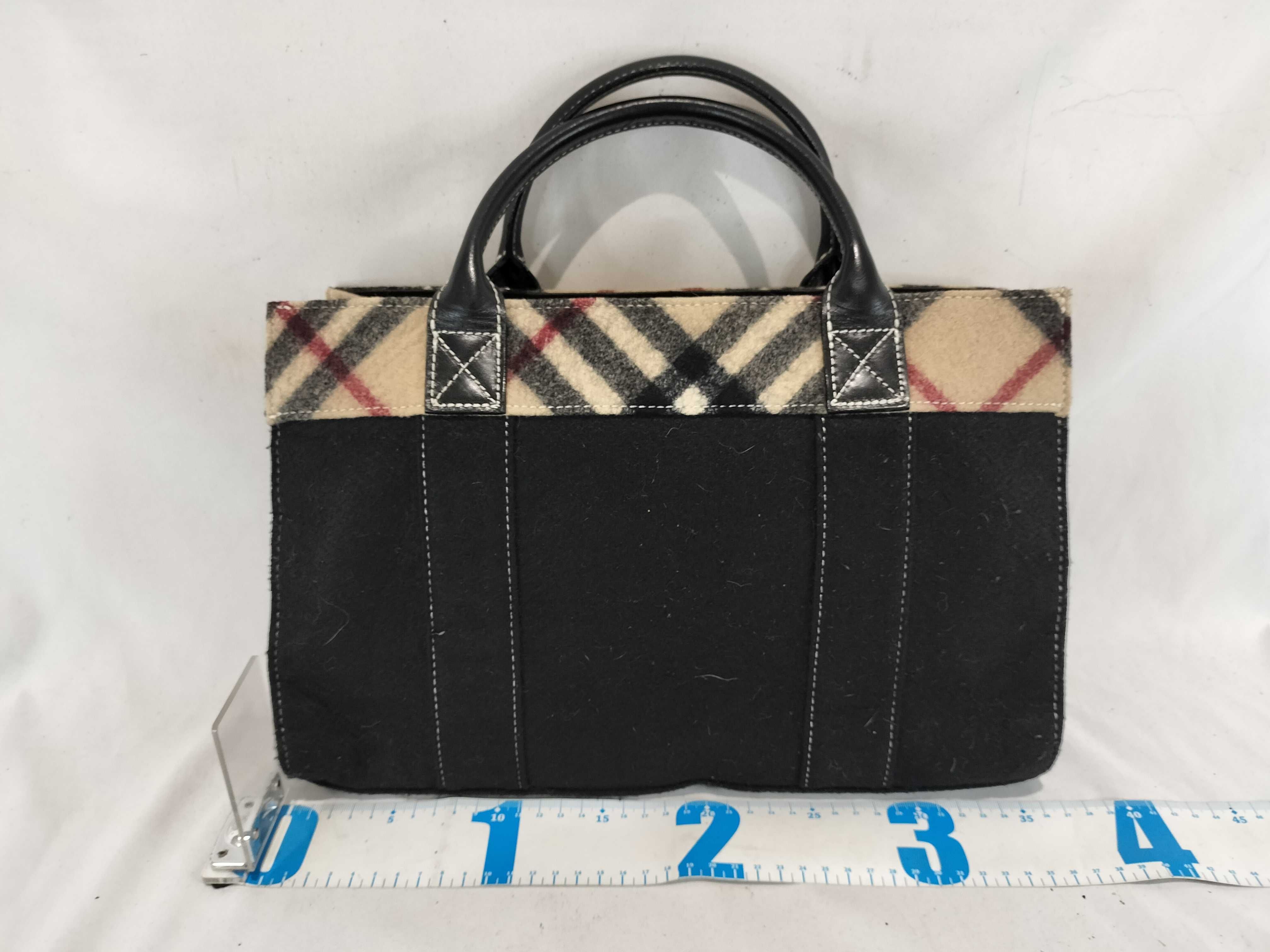 Blue Label Nova Check Wool Handbag — view 3