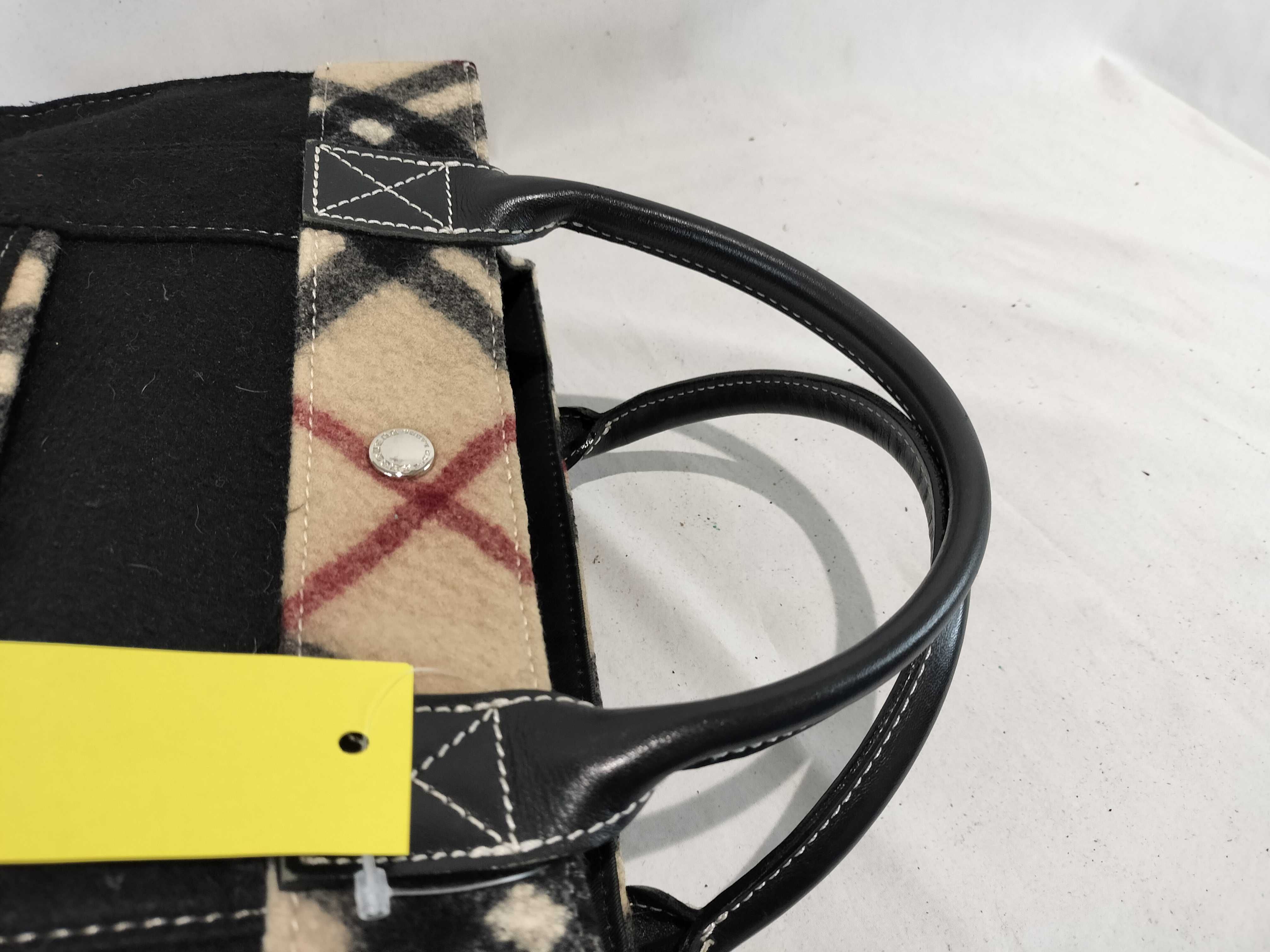 Blue Label Nova Check Wool Handbag — view 4