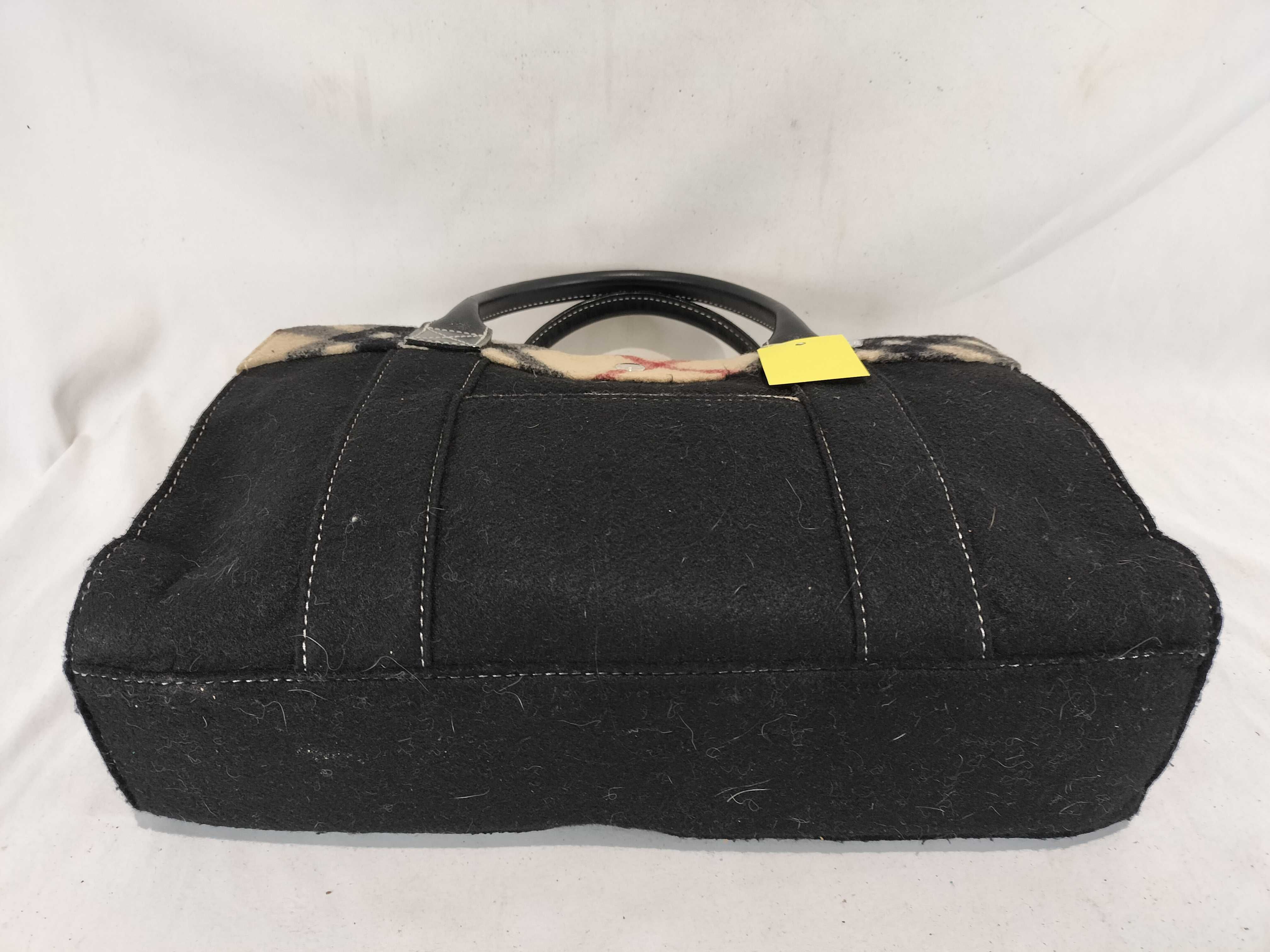 Blue Label Nova Check Wool Handbag — view 8