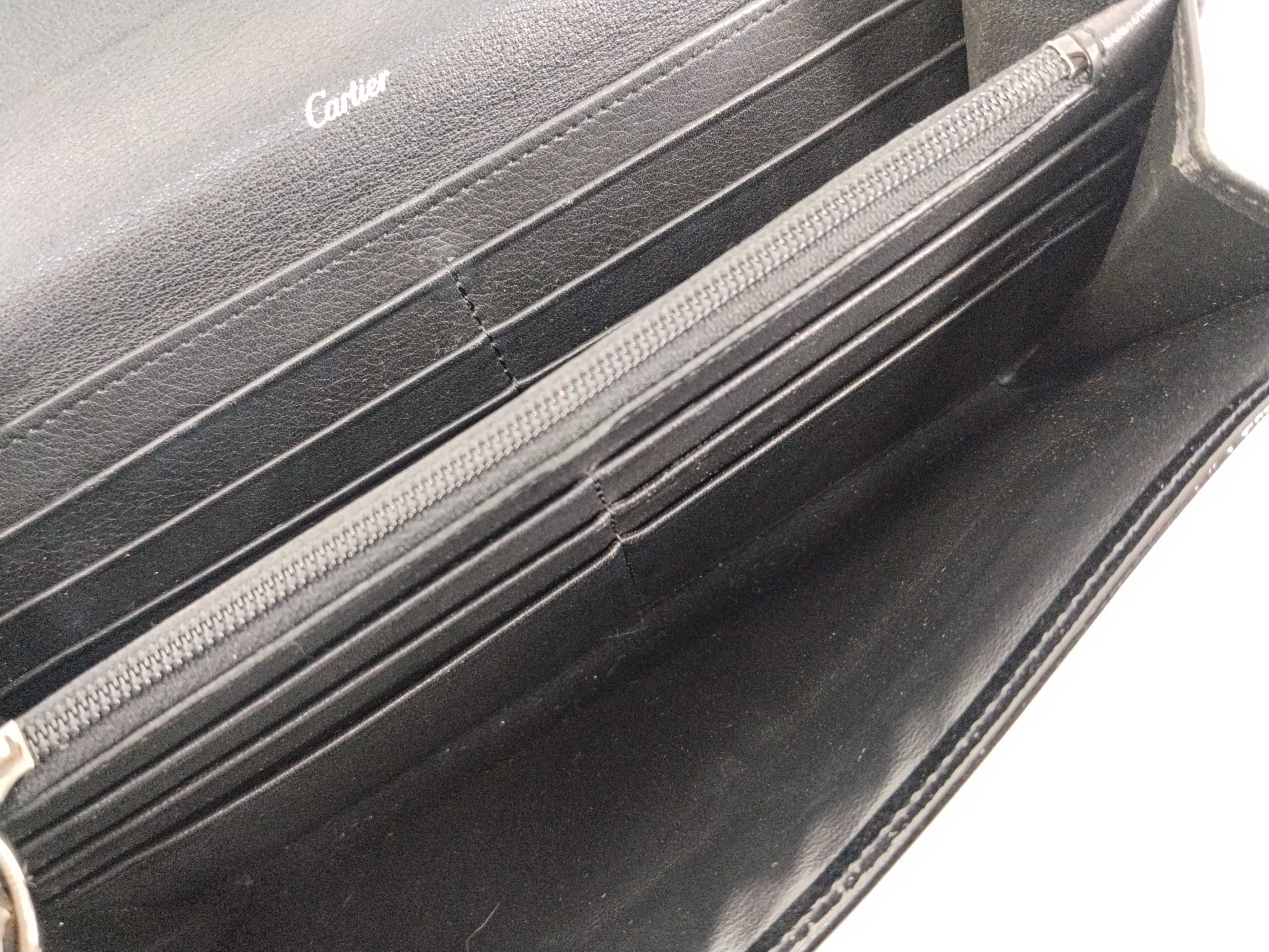 Happy Birthday Black Enamel Long Wallet (Includes Box and Dust Bag) — view 11