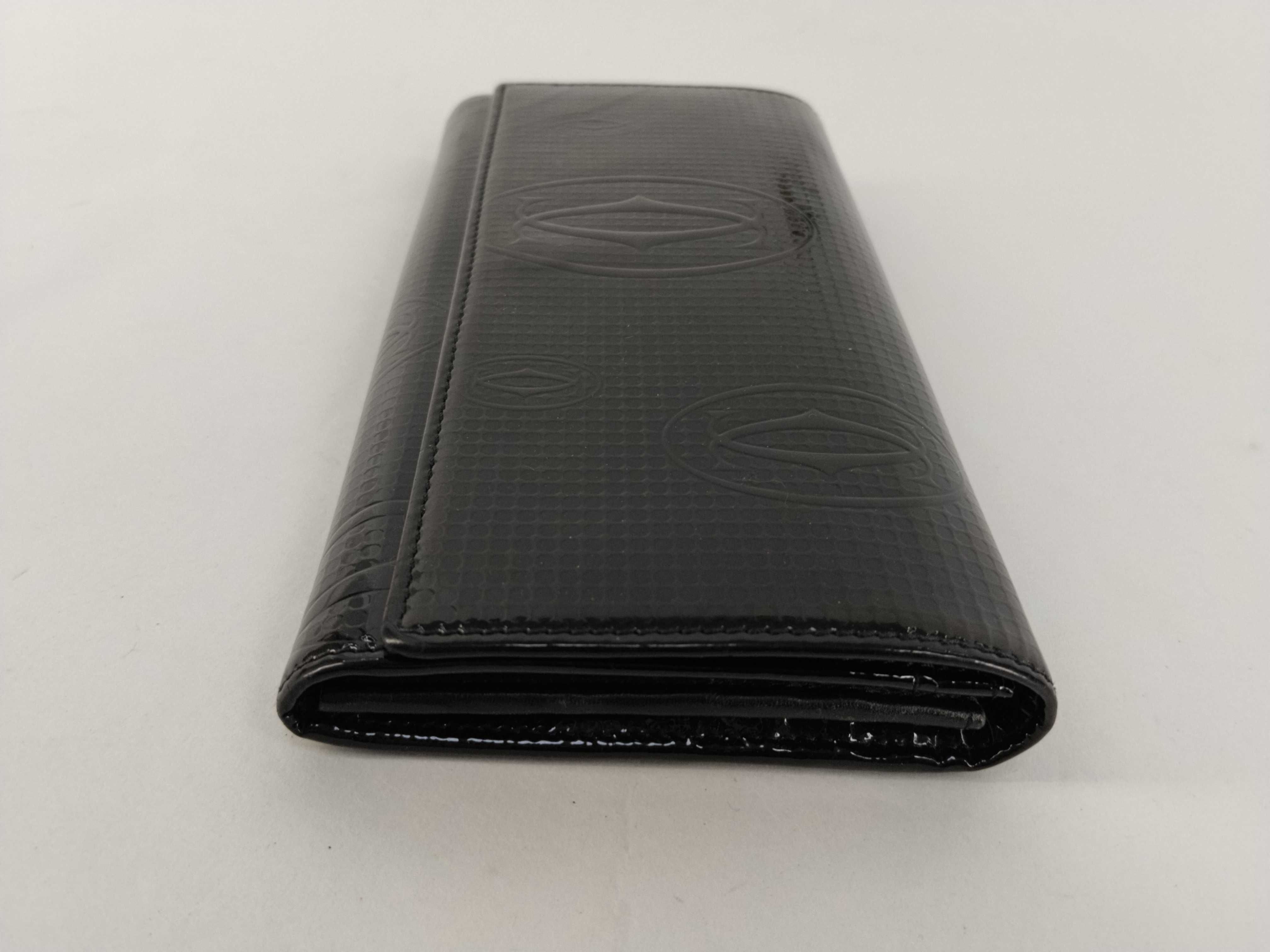 Happy Birthday Black Enamel Long Wallet (Includes Box and Dust Bag) — view 6