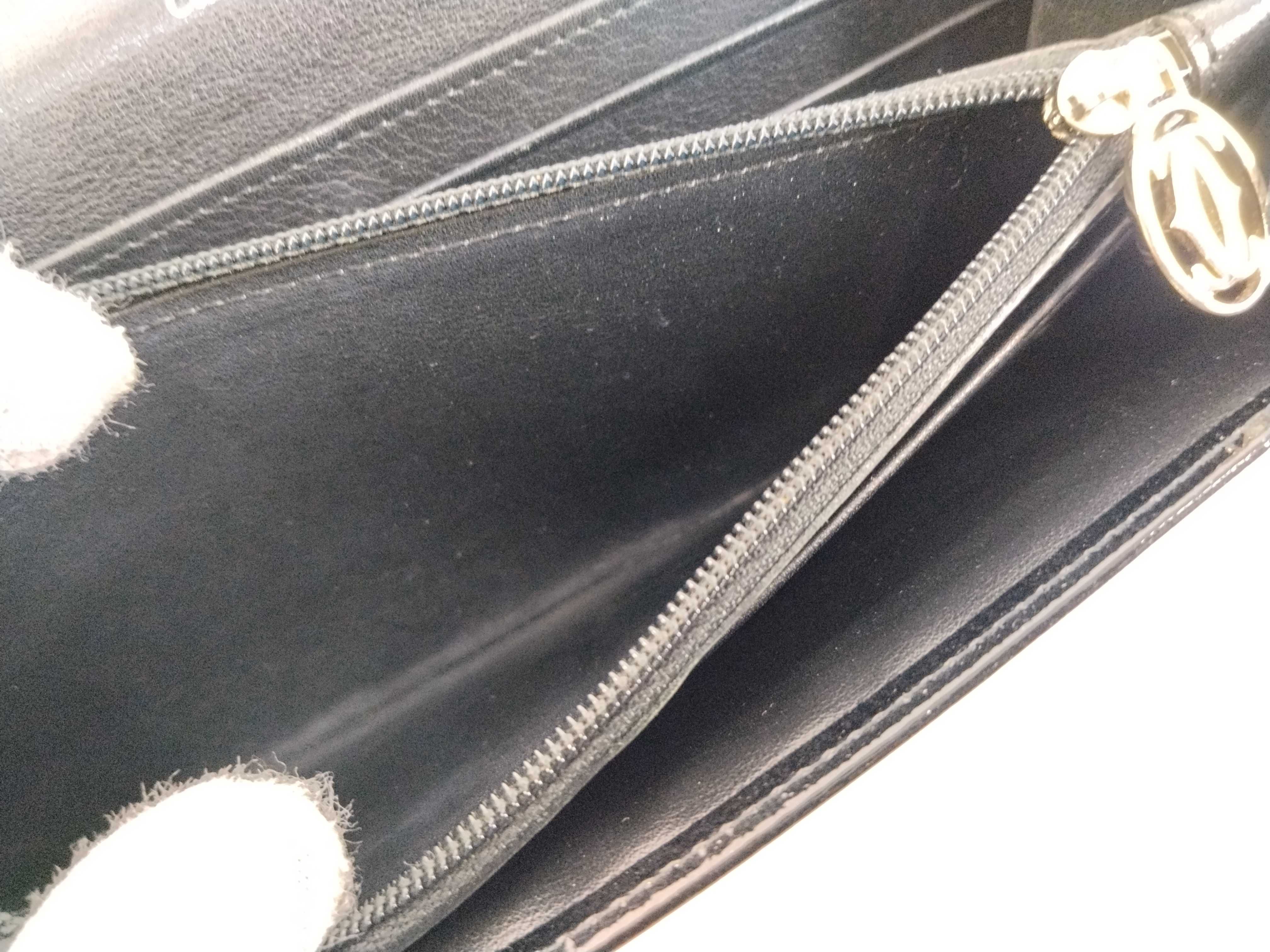 Happy Birthday Black Enamel Long Wallet (Includes Box and Dust Bag) — view 9