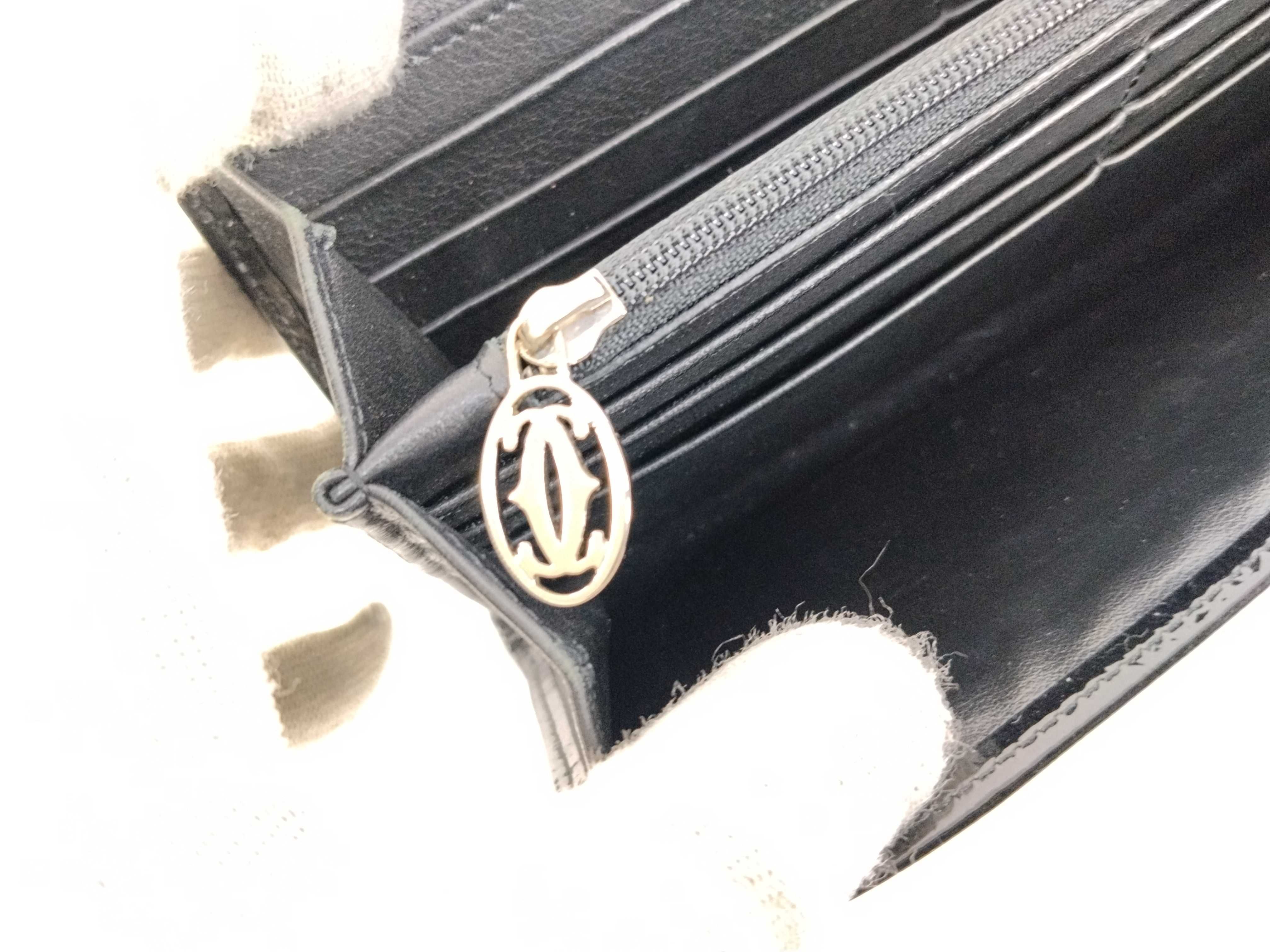 Happy Birthday Black Enamel Long Wallet (Includes Box and Dust Bag) — view 10