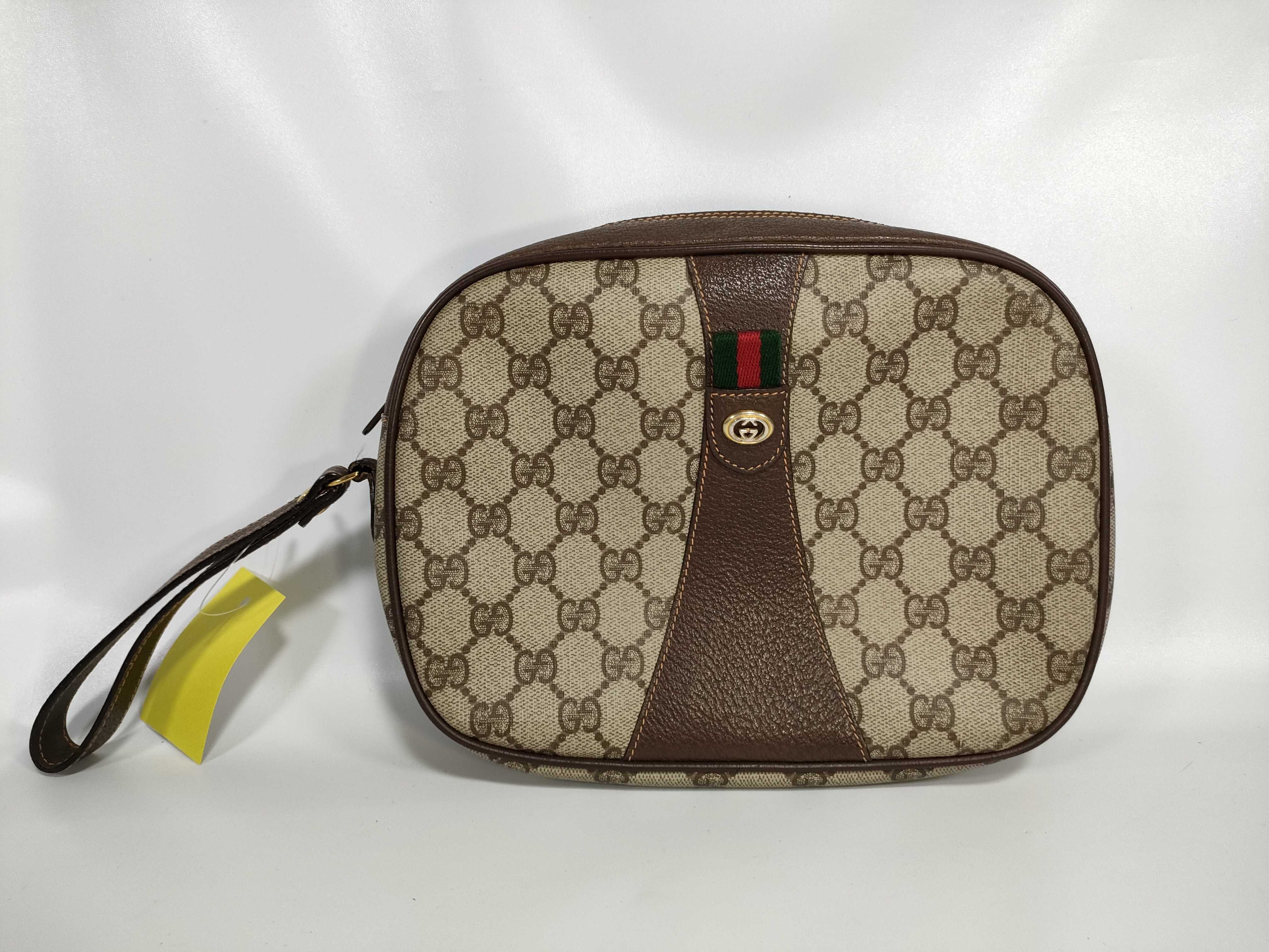 GG Supreme Old Gucci 156.01.034 Second Bag Sherry Second Bag