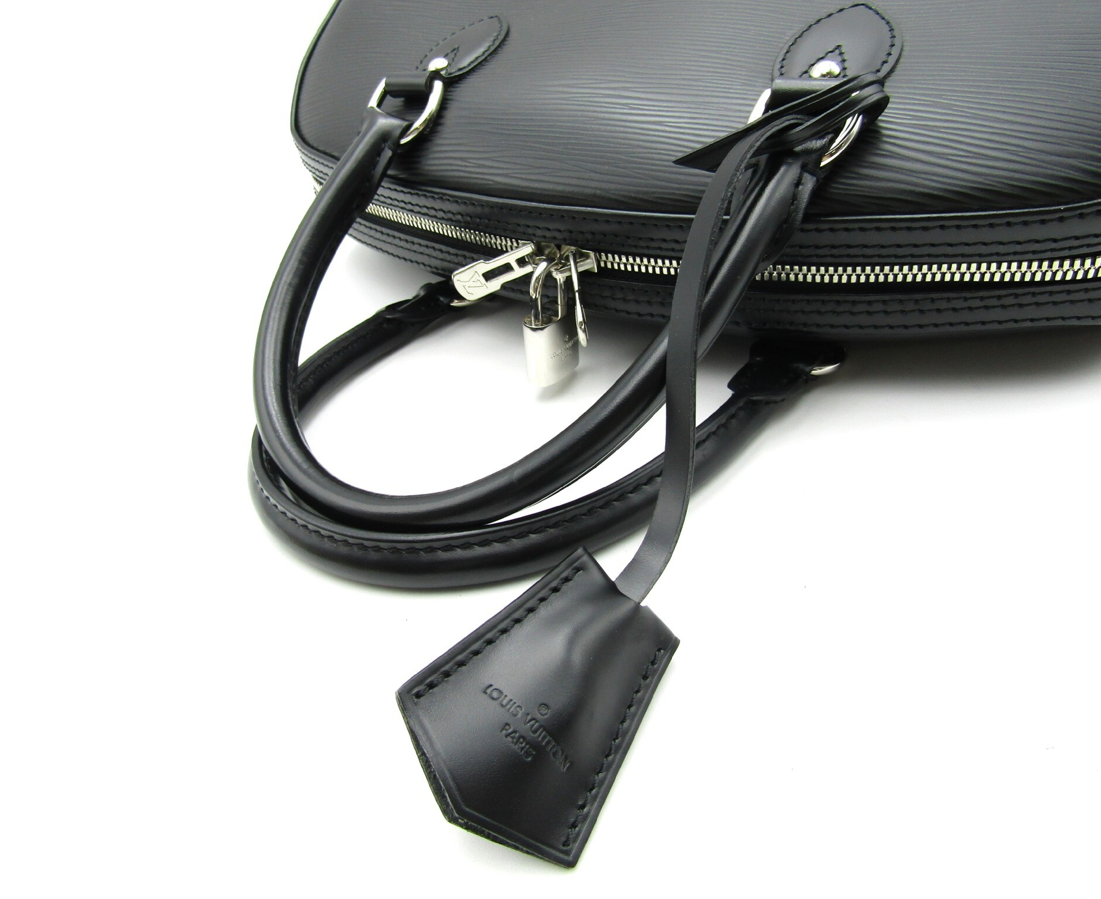 LV Epi Jasmine M52082 Noir Silver Hardware Handbag — view 3