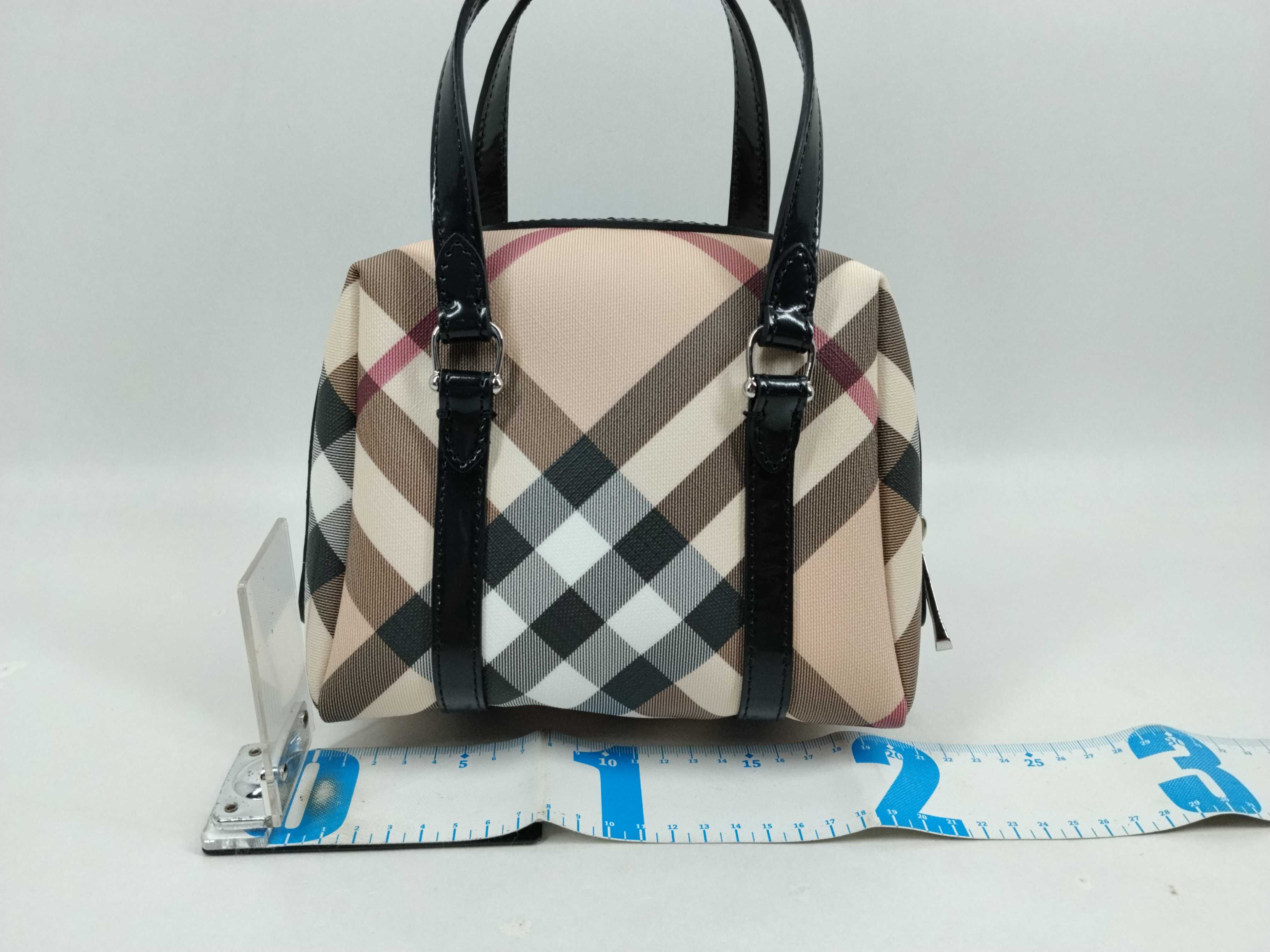 Nova Check Enamel x PVC Nova Check Handbag — view 2