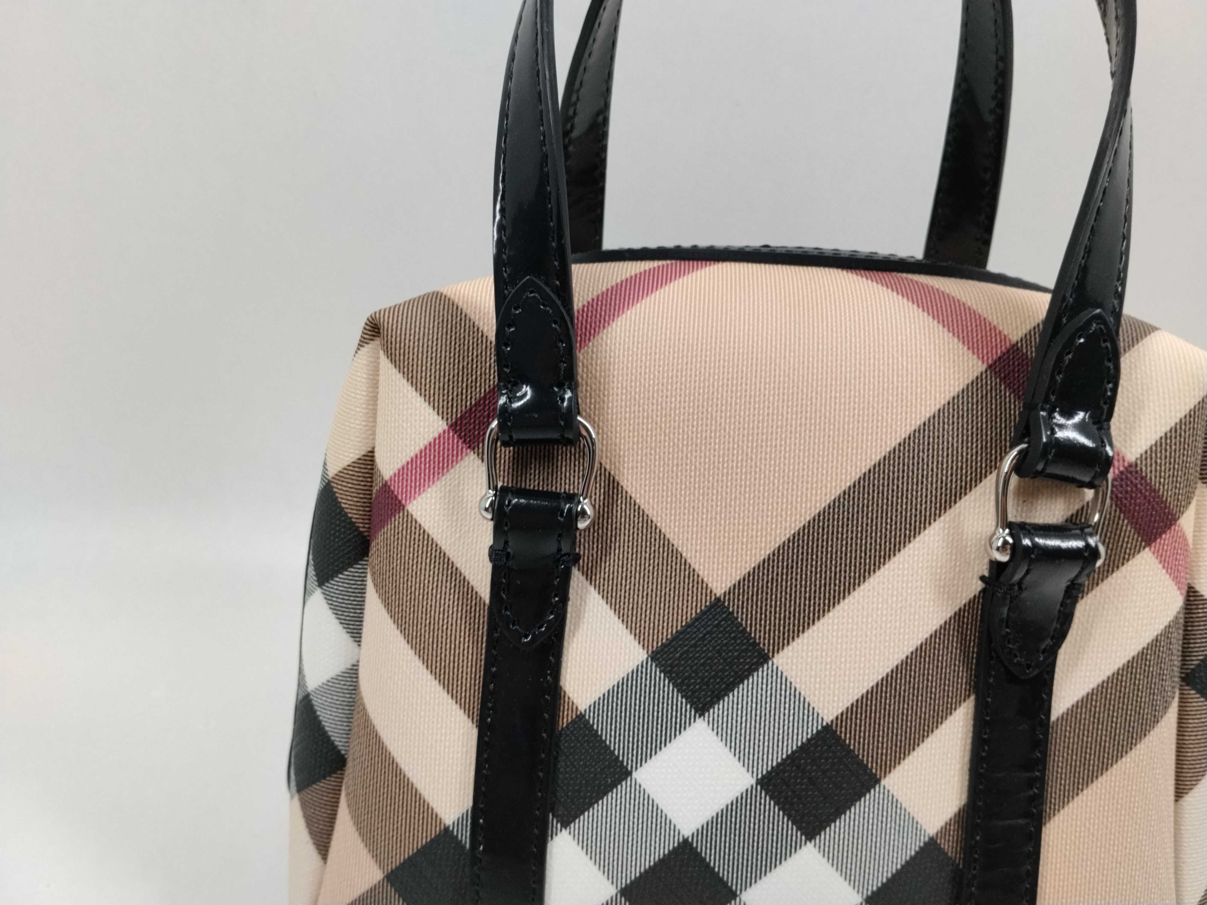 Nova Check Enamel x PVC Nova Check Handbag — view 3