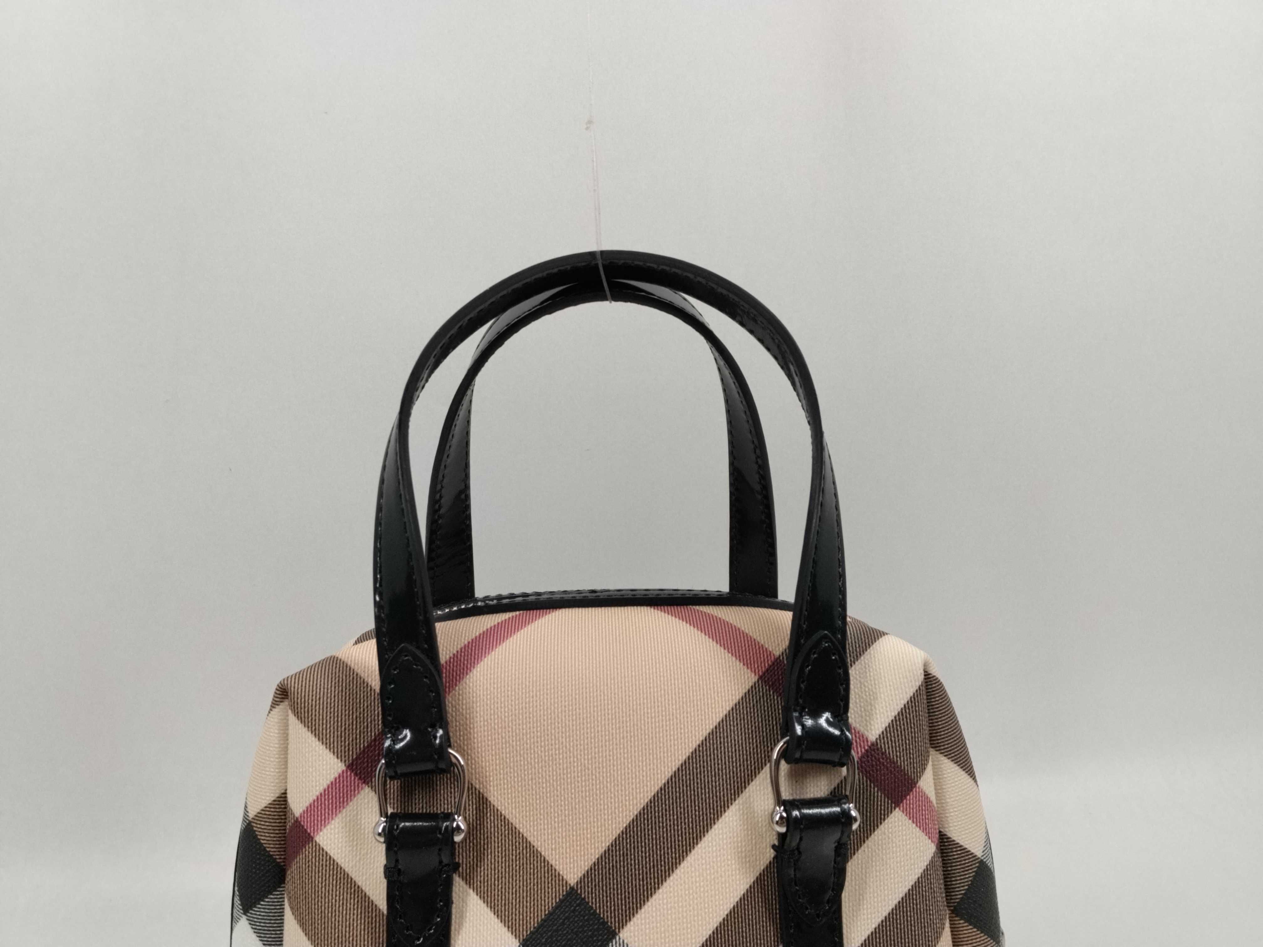 Nova Check Enamel x PVC Nova Check Handbag — view 4