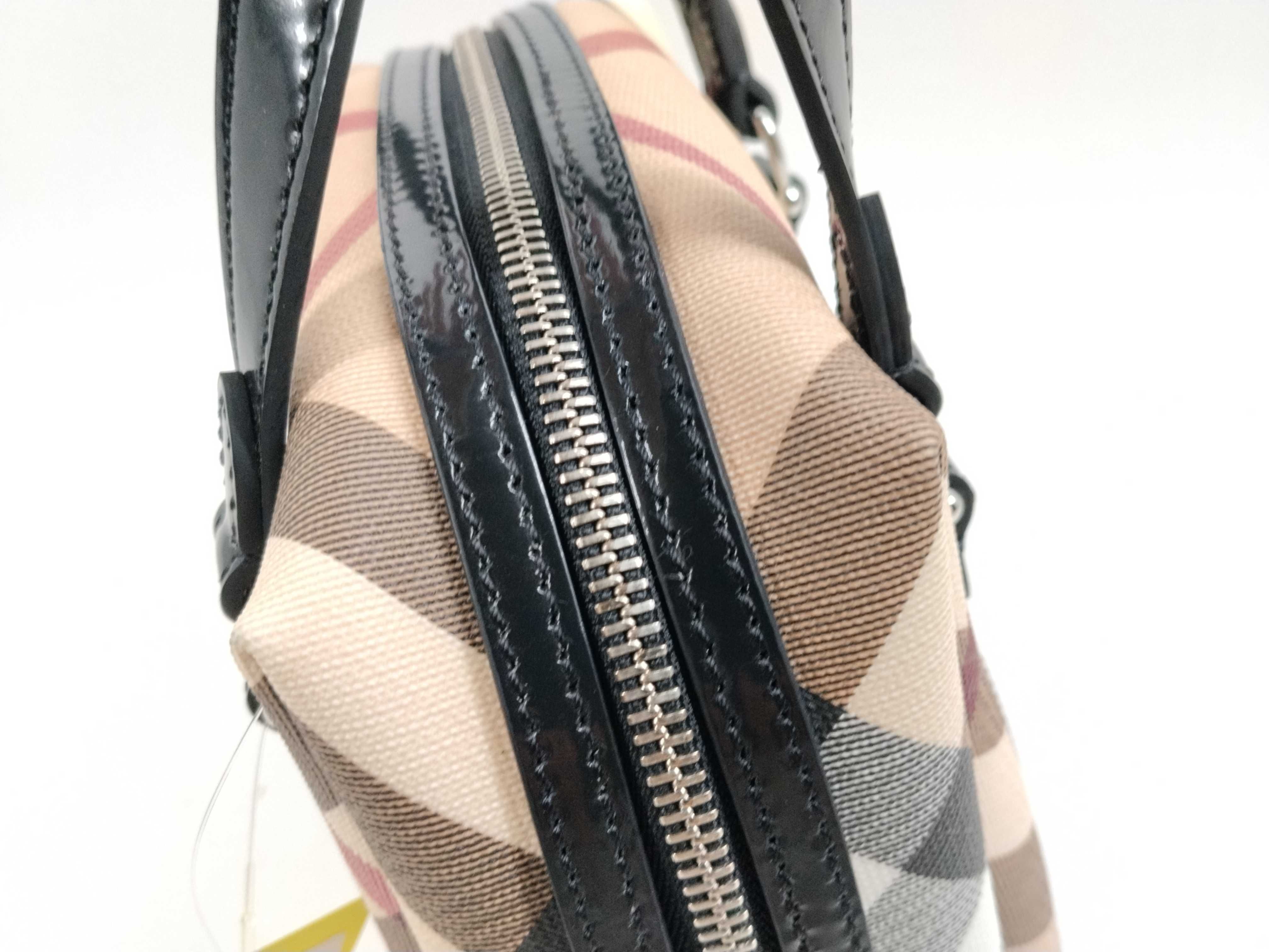 Nova Check Enamel x PVC Nova Check Handbag — view 6