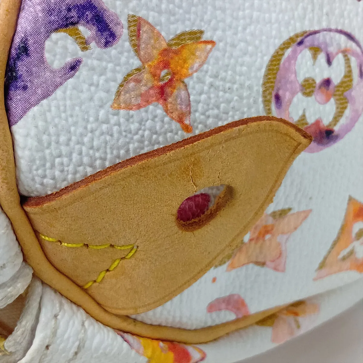 Monogram Watercolor Speedy 35 M95752 SP1068 White x Pink — view 14