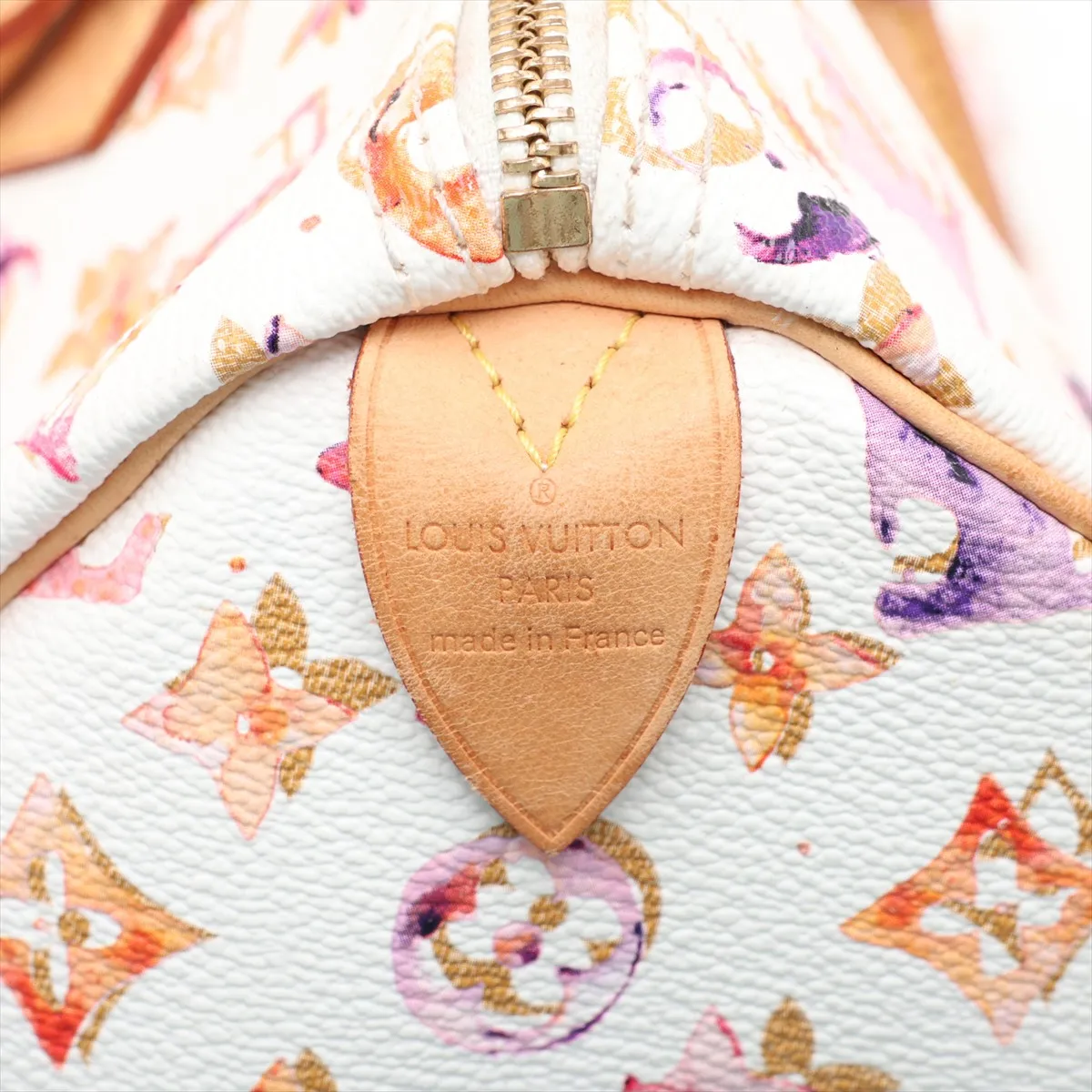Monogram Watercolor Speedy 35 M95752 SP1068 White x Pink — view 10