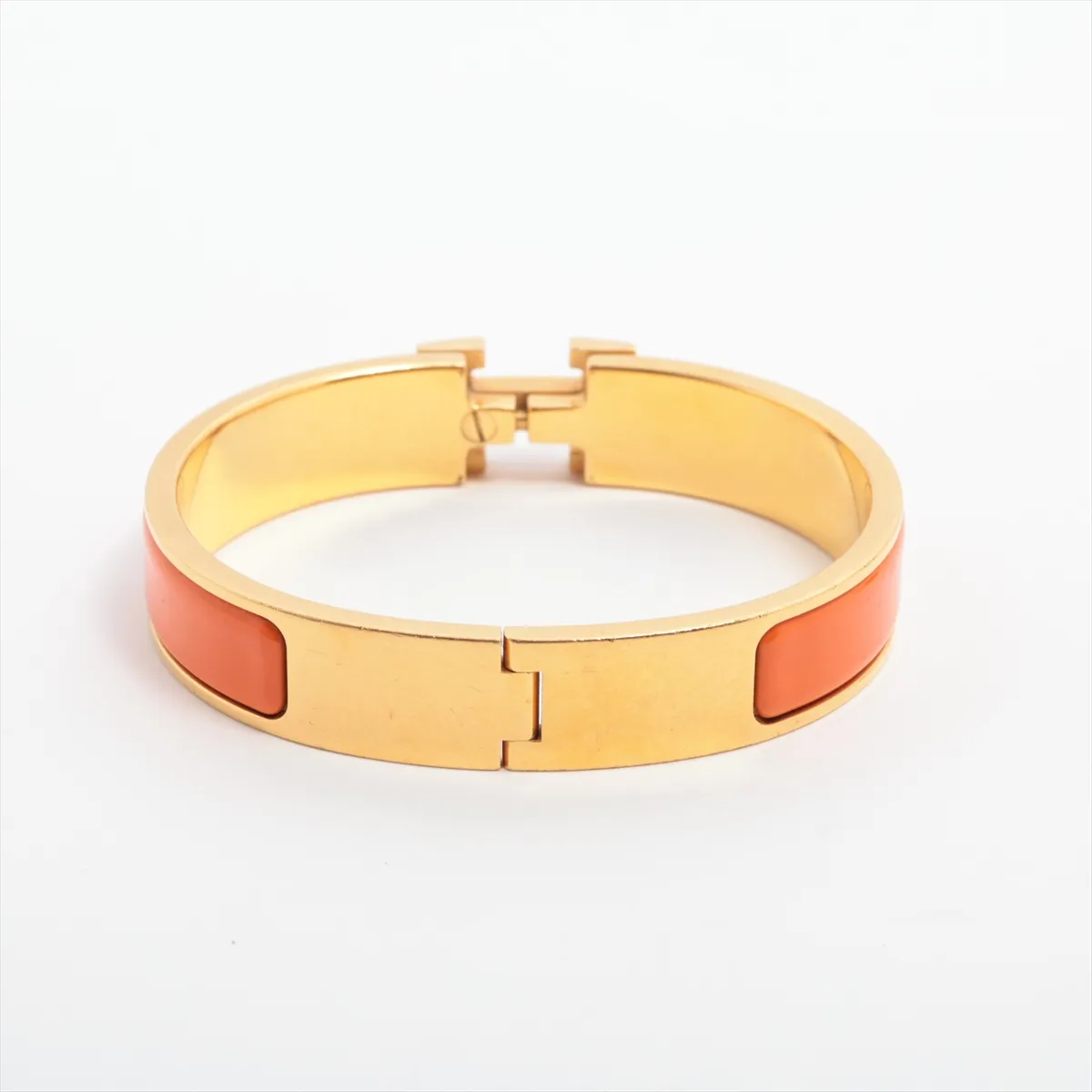 Click H Fan Bangle GP Orange x Gold — view 2