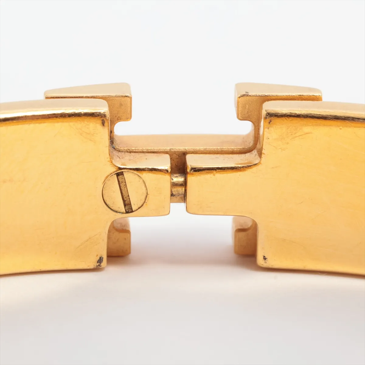 Click H Fan Bangle GP Orange x Gold — view 4