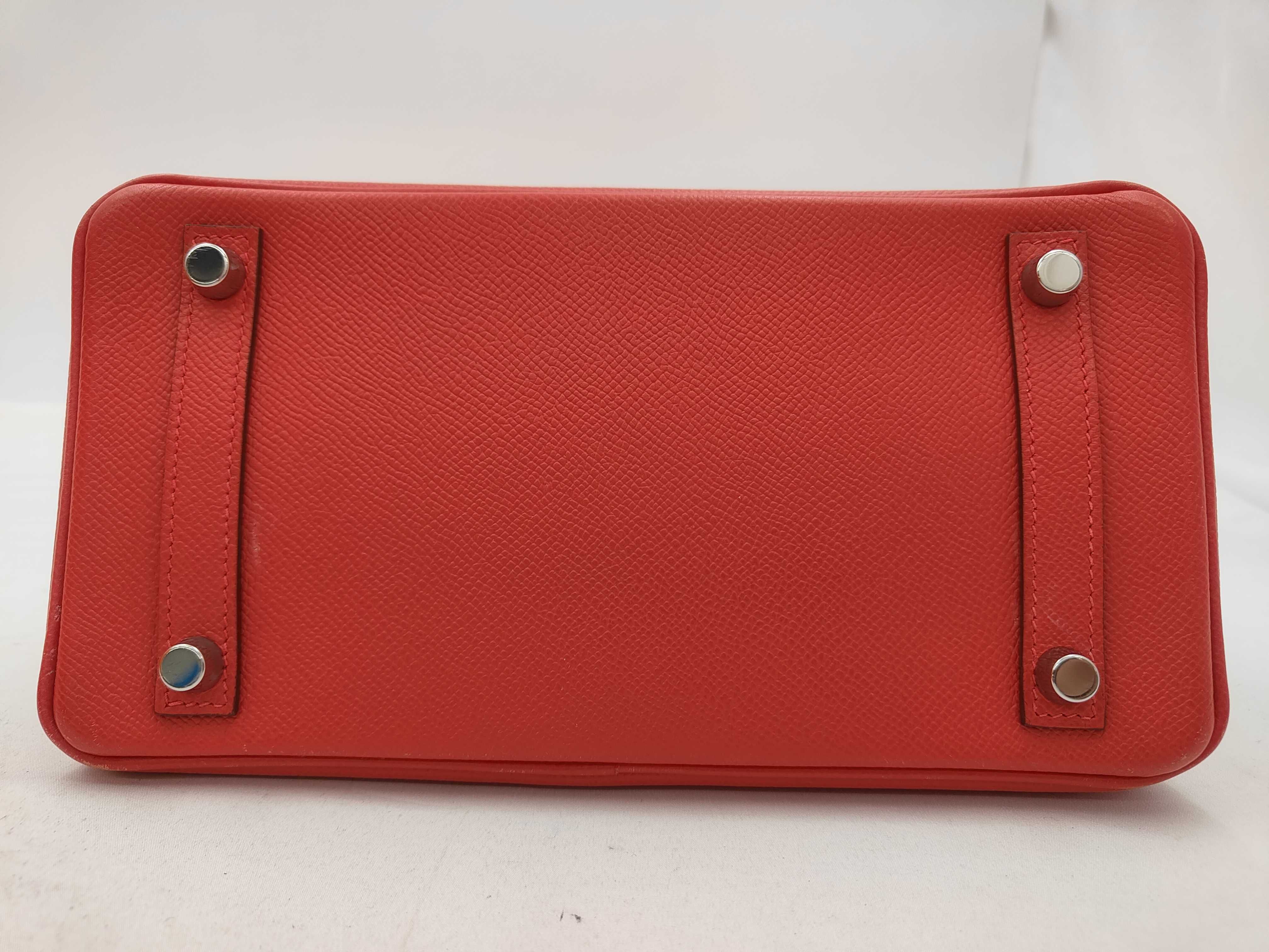 Birkin 25, Veau Epsom leather, silver hardware, M stamp, handbag — view 7