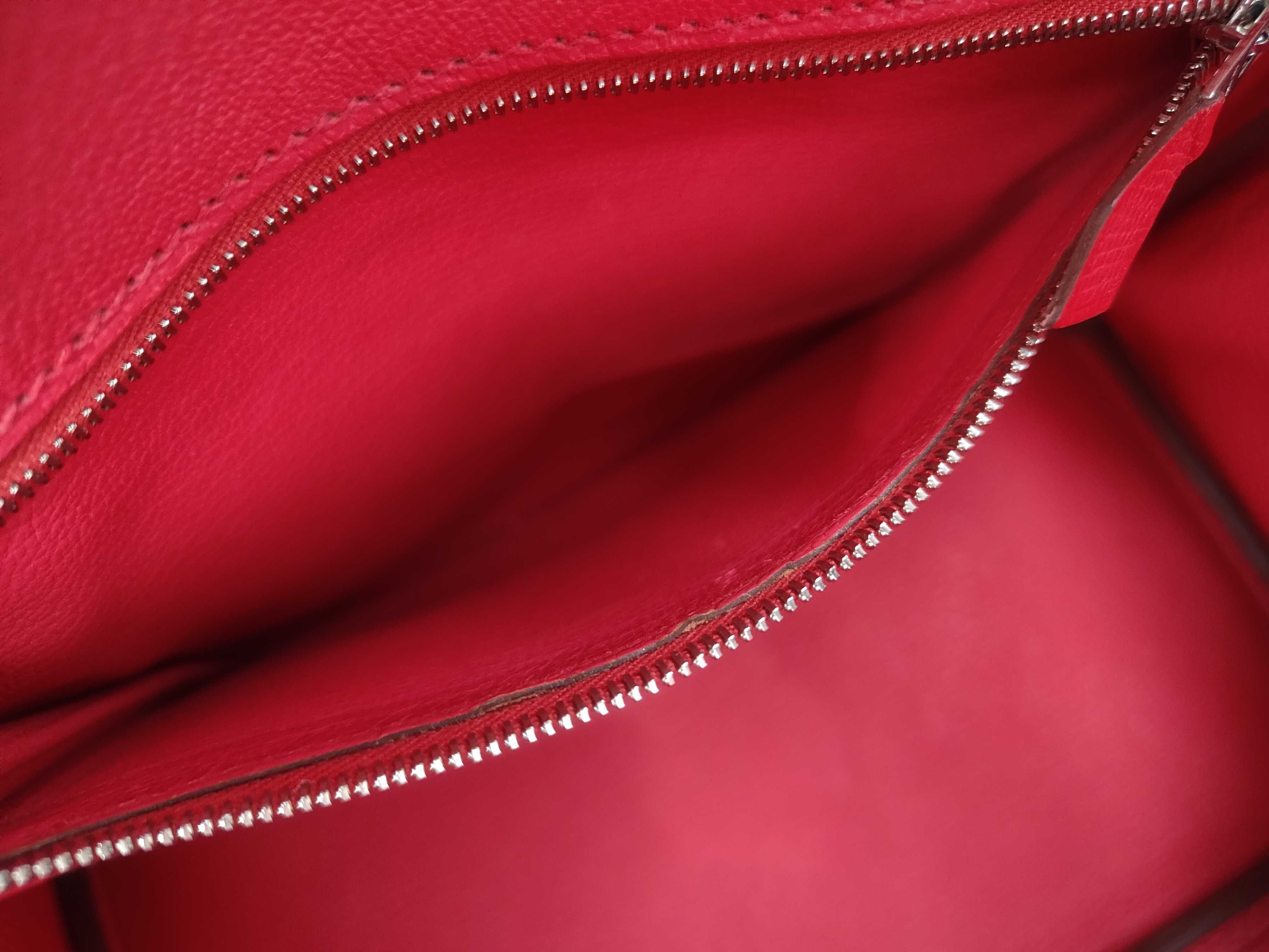 Birkin 25, Veau Epsom leather, silver hardware, M stamp, handbag — view 9