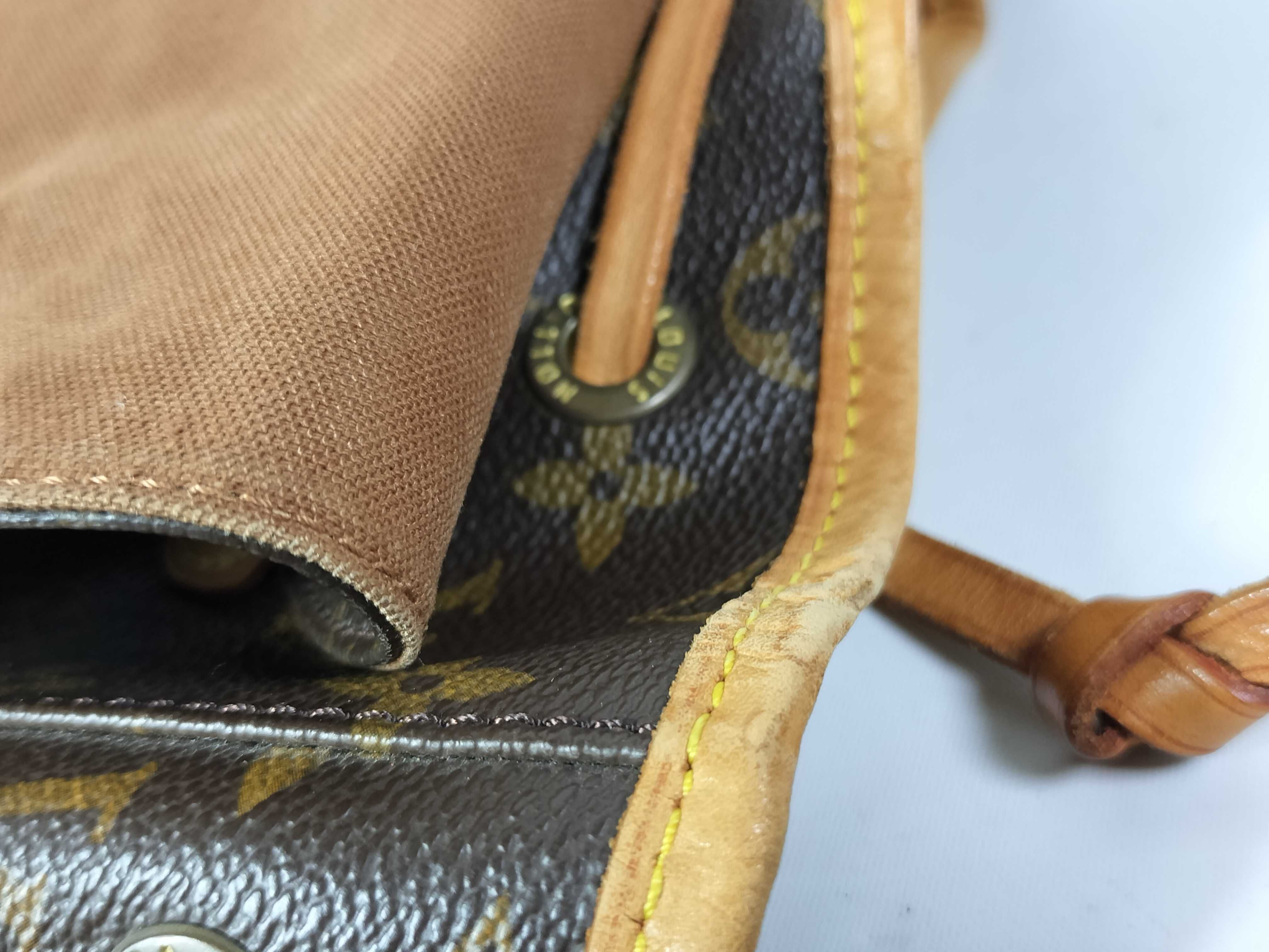 Monogram Louis Vuitton Montsouris GM M51135 Monogram Bag Backpack — view 11