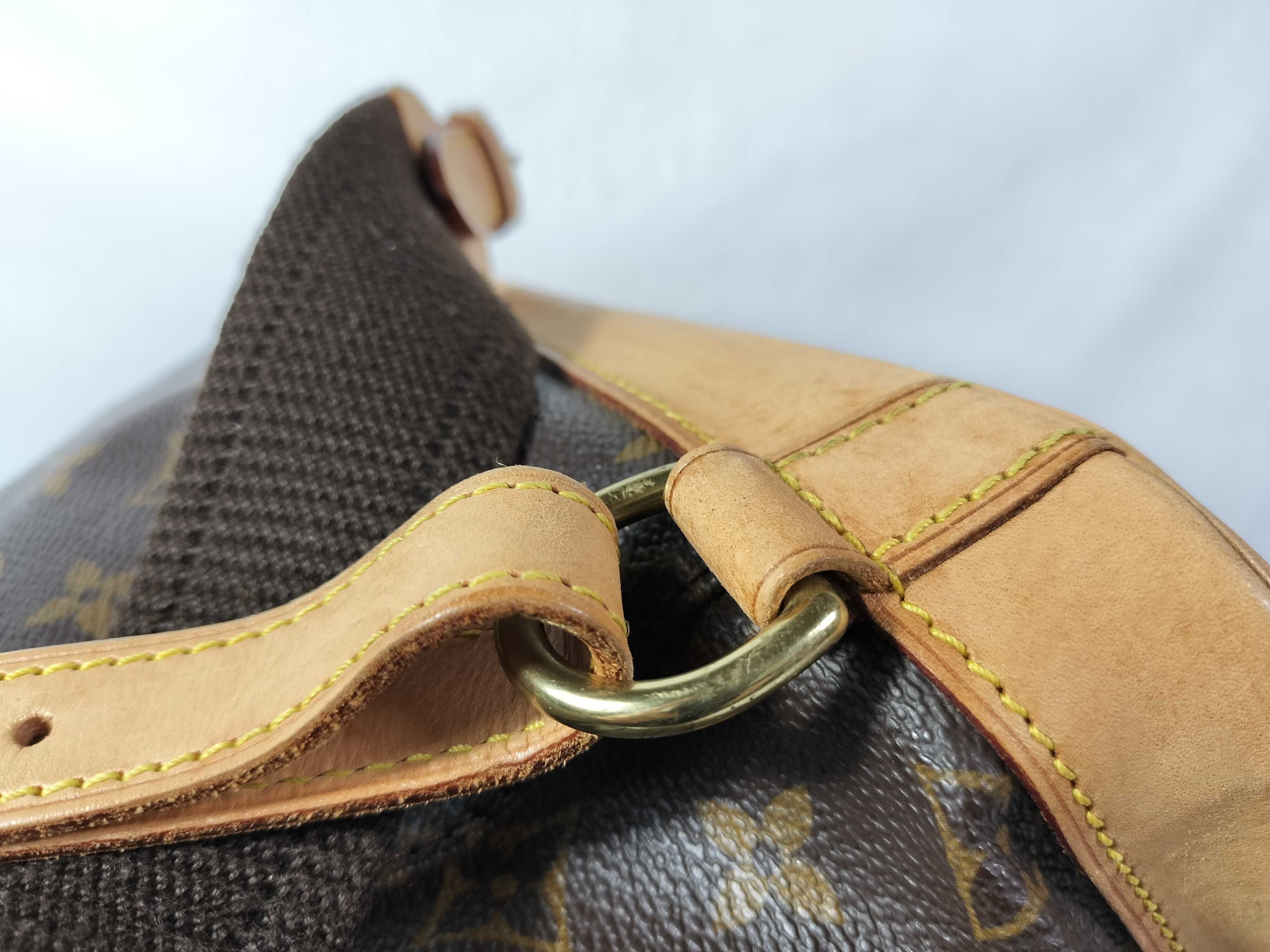 Monogram Louis Vuitton Montsouris GM M51135 Monogram Bag Backpack — view 4
