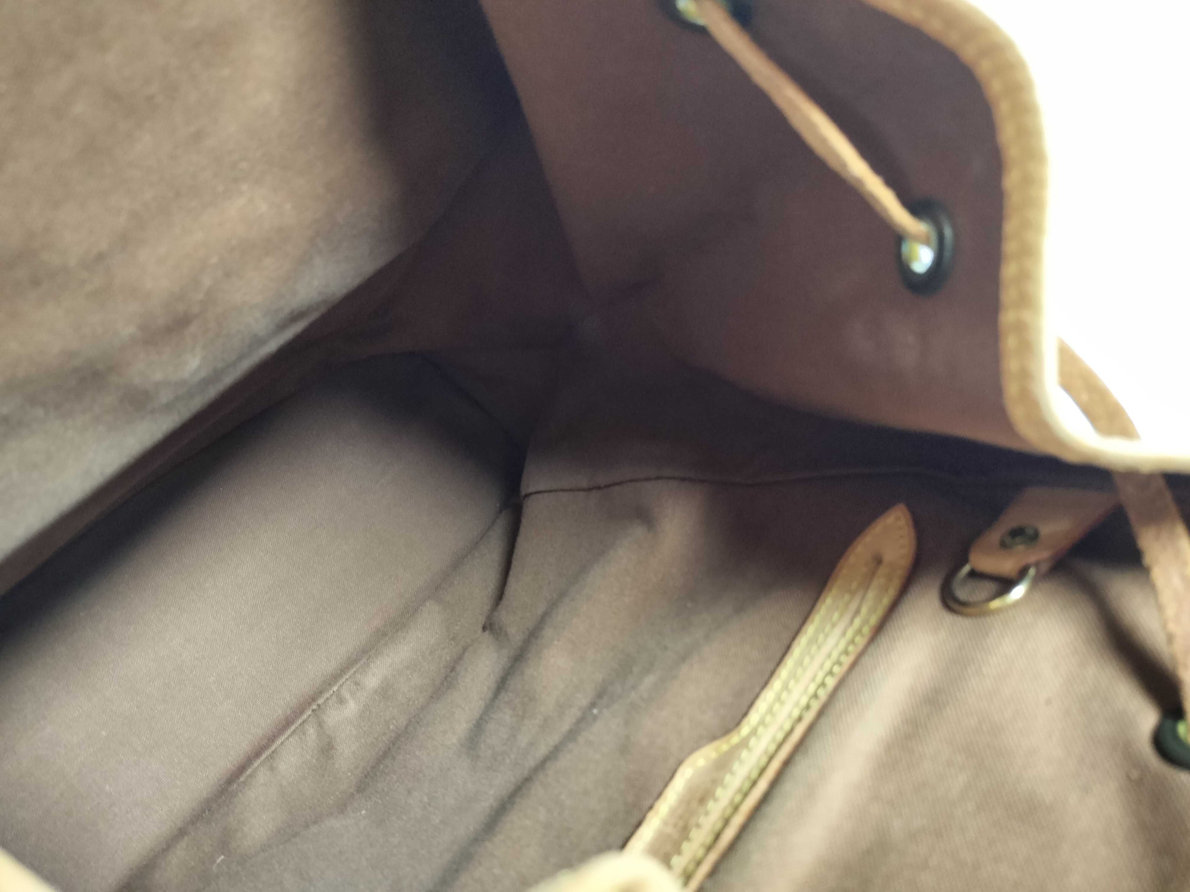 Monogram Louis Vuitton Montsouris GM M51135 Monogram Bag Backpack — view 8