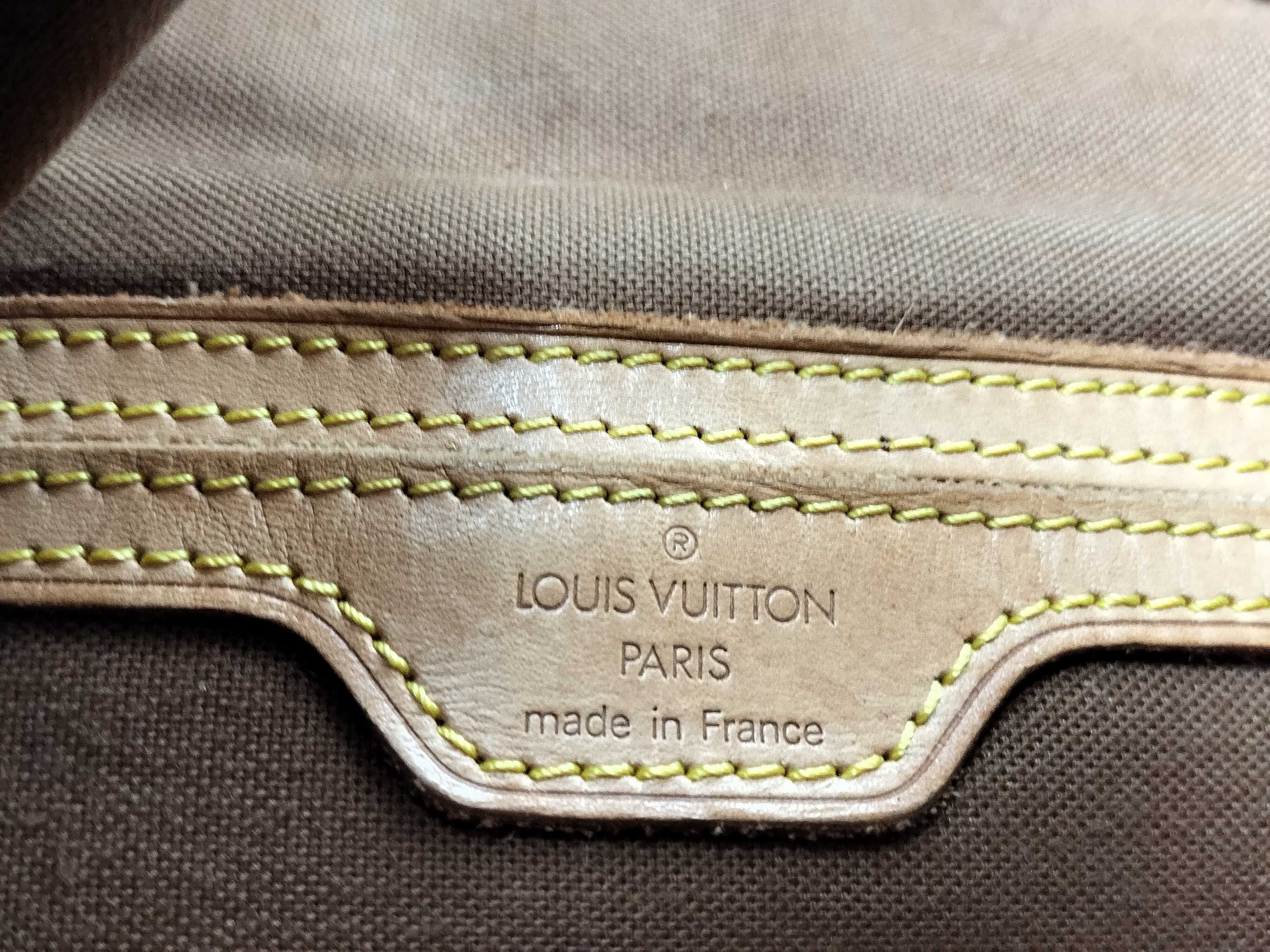 Monogram Louis Vuitton Montsouris GM M51135 Monogram Bag Backpack — view 9