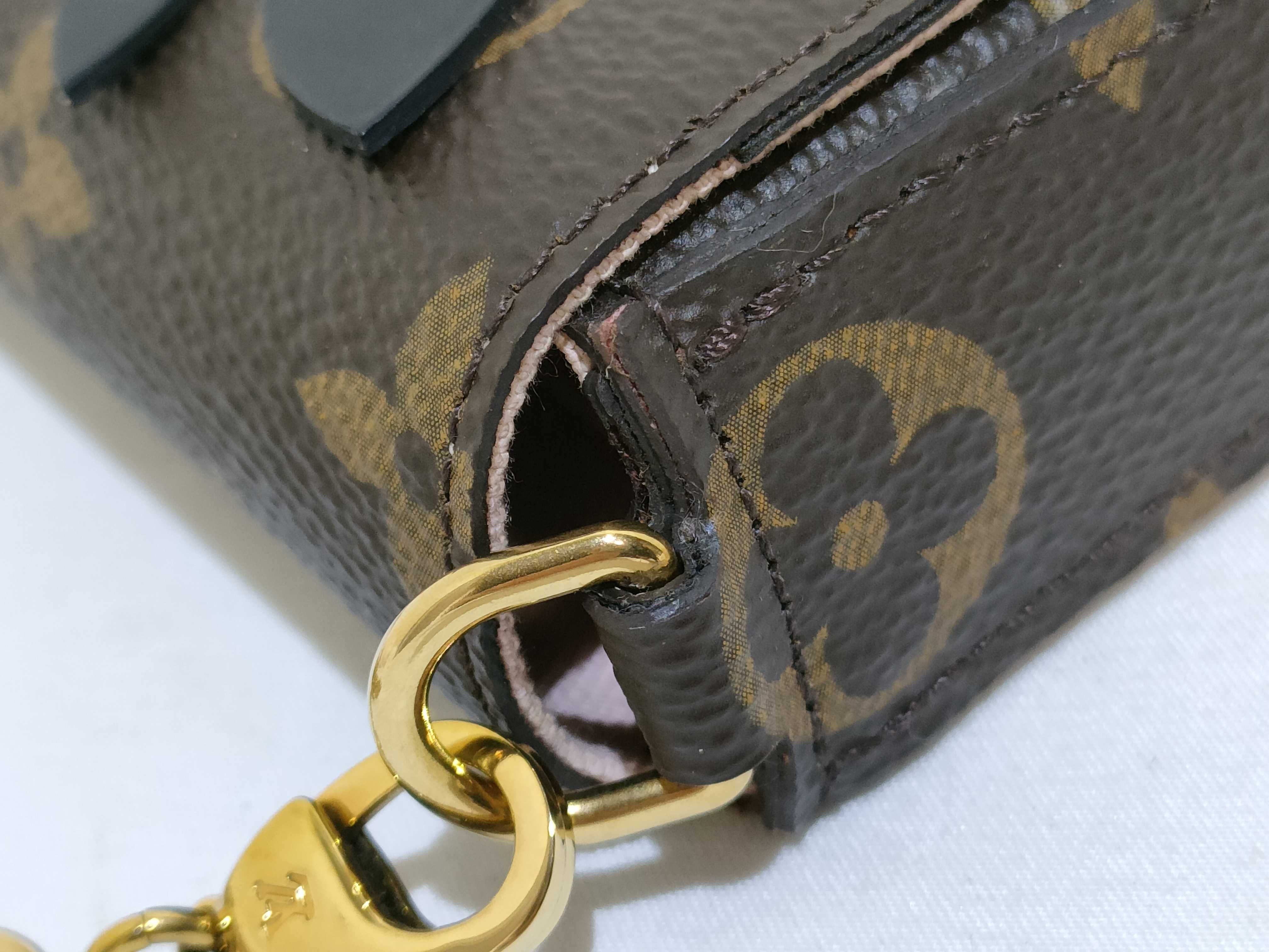 Monogram Louis Vuitton Chain Shoulder Bag — view 5