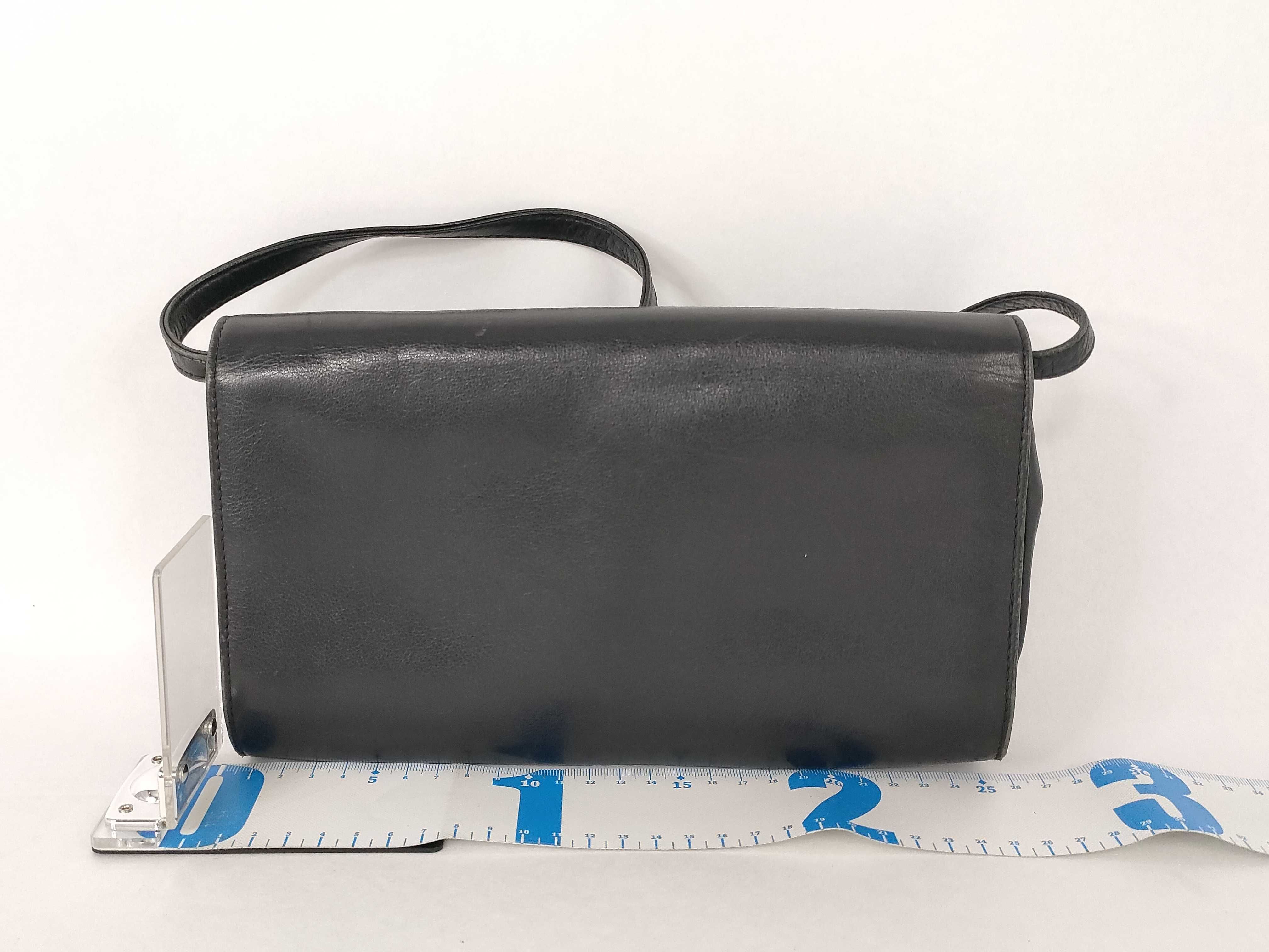 Shoulder Bag Horsebit Leather Black — view 2