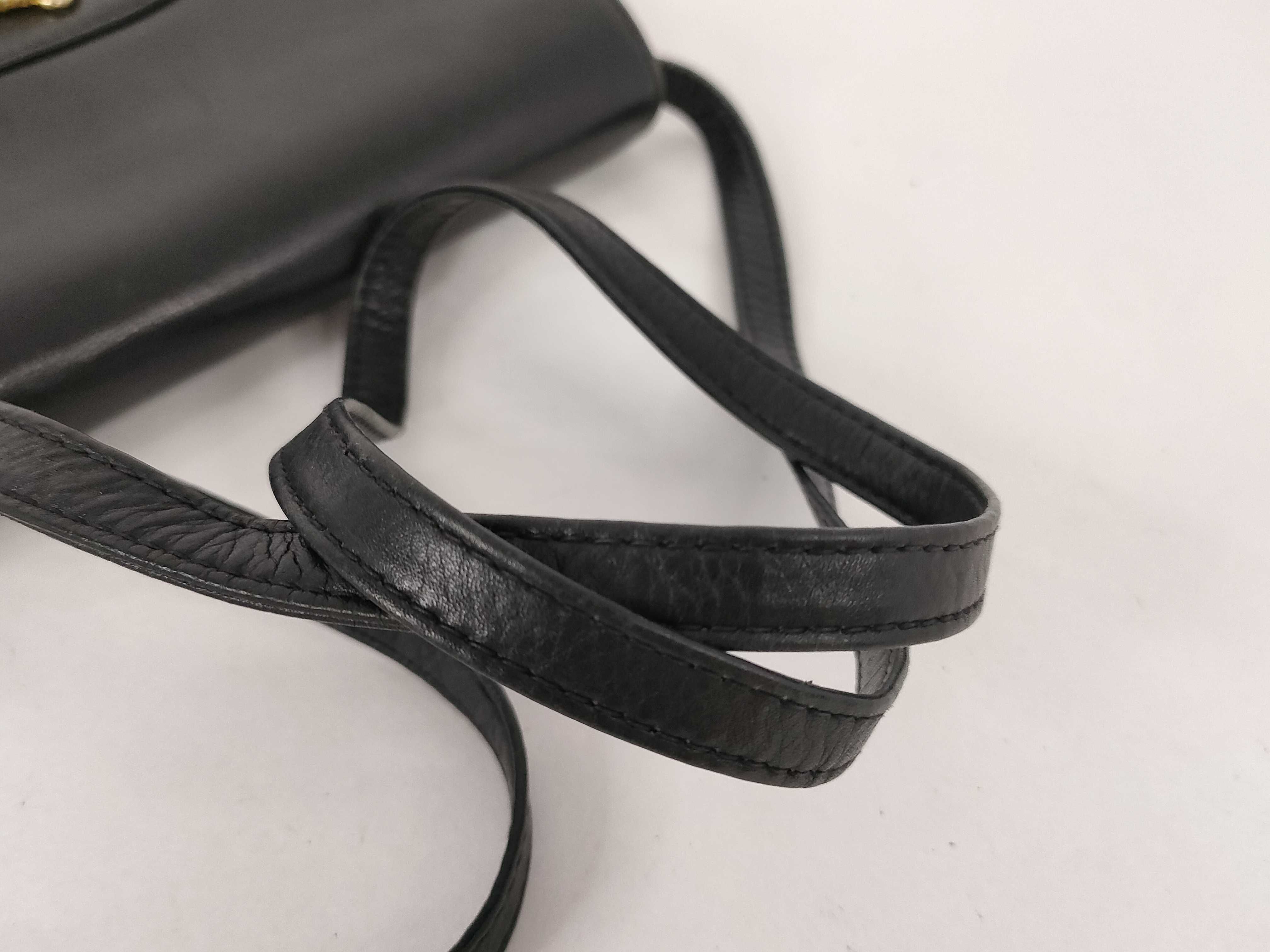 Shoulder Bag Horsebit Leather Black — view 4