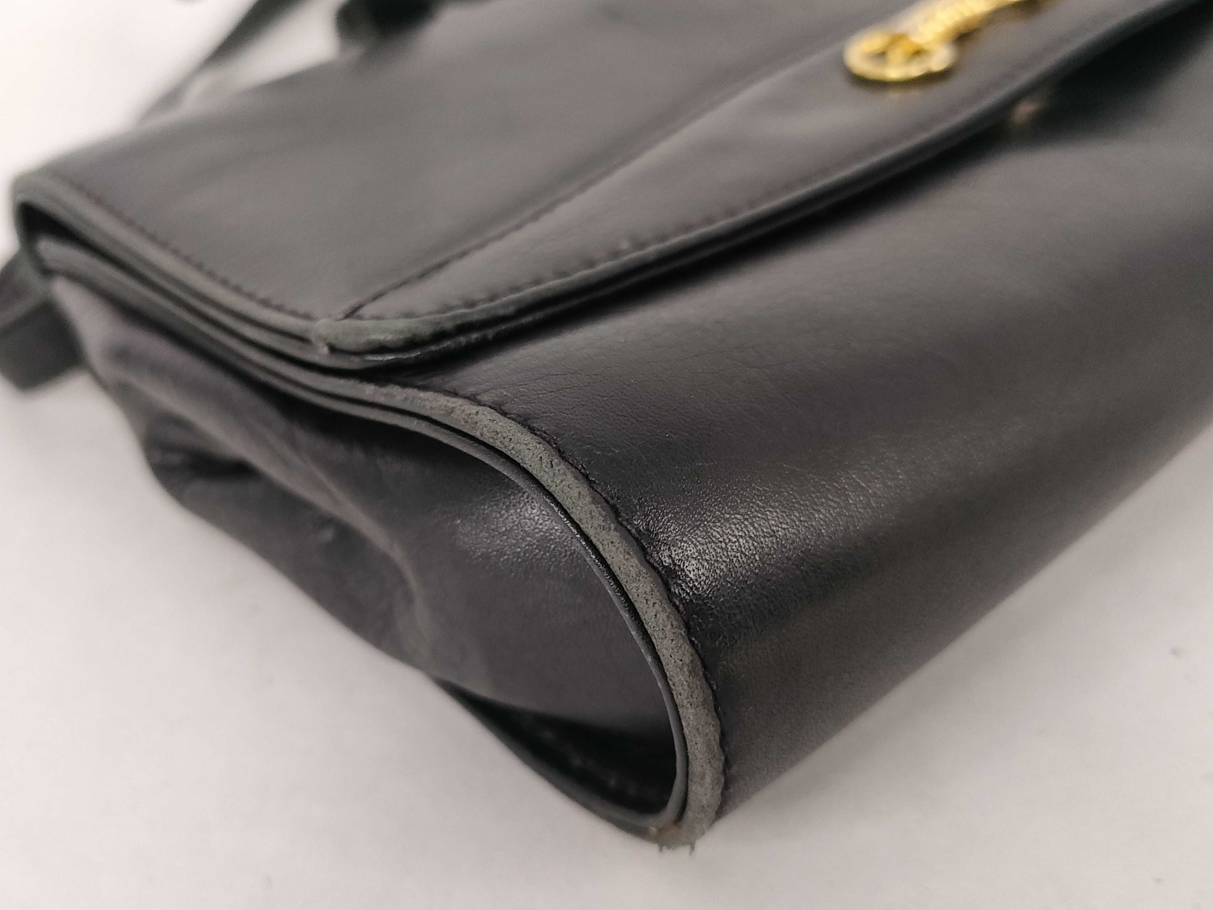 Shoulder Bag Horsebit Leather Black — view 6